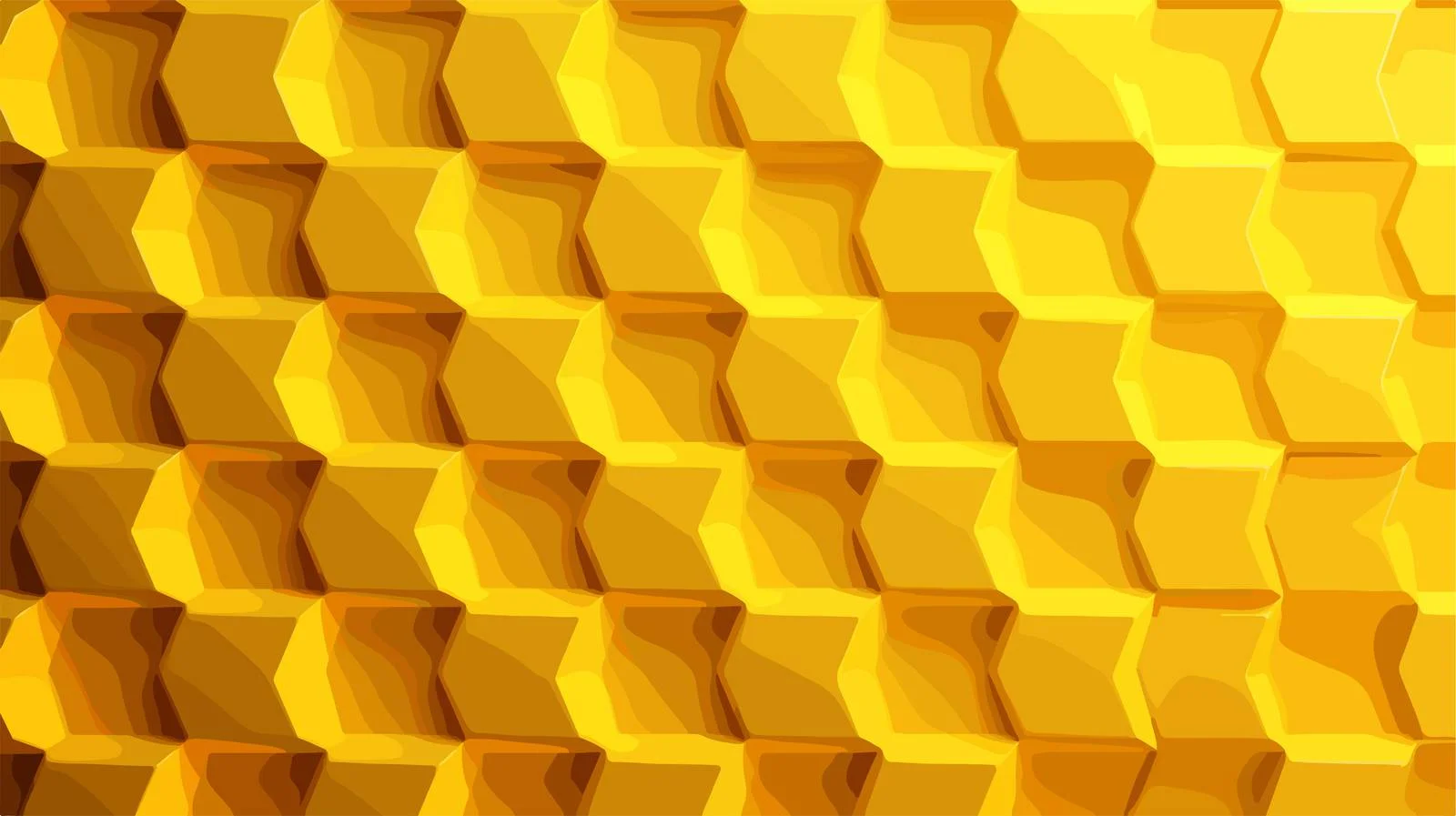 Yellow Hexagon Honeycomb Background — free download from Dotvec