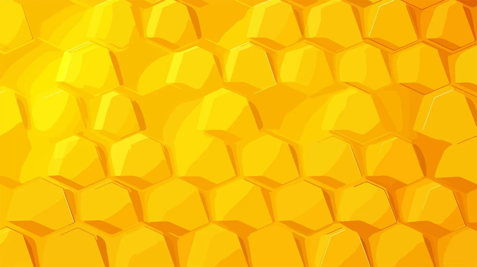 Yellow Hexagon Honeycomb Background — free download from Dotvec