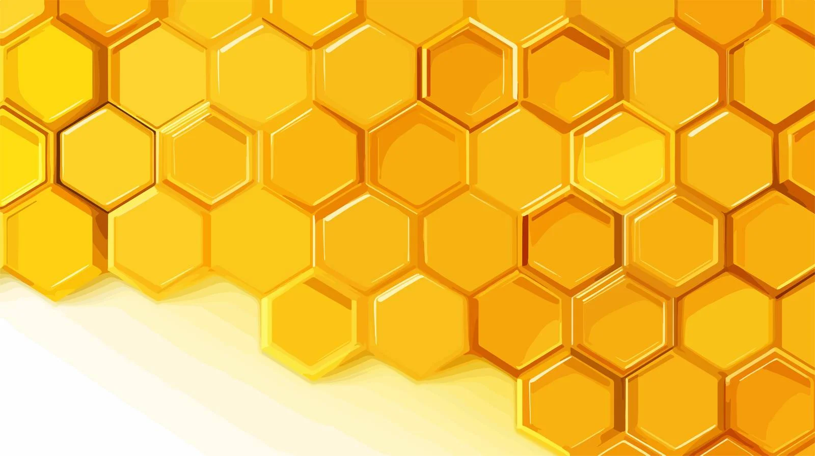 Yellow Hexagon Honeycomb Background — free download from Dotvec