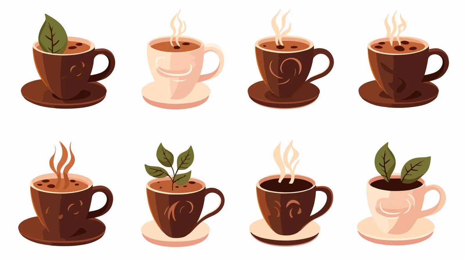 Hot Coffee Mug Vector Menu — free download from Dotvec