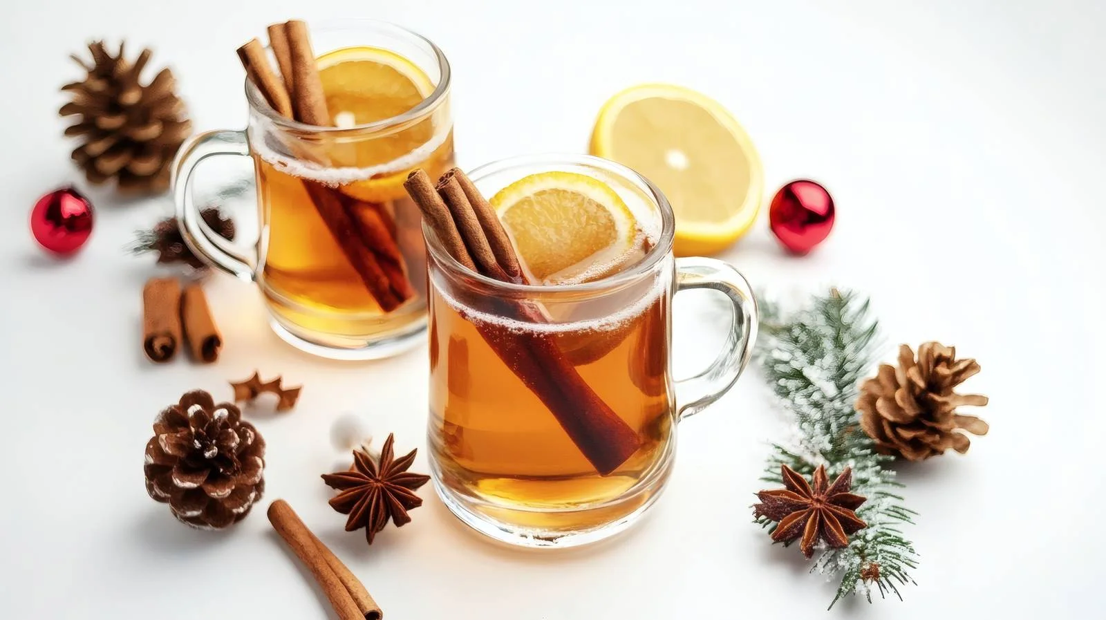 Festive Hot Toddy Drink on White Background — free download from Dotvec