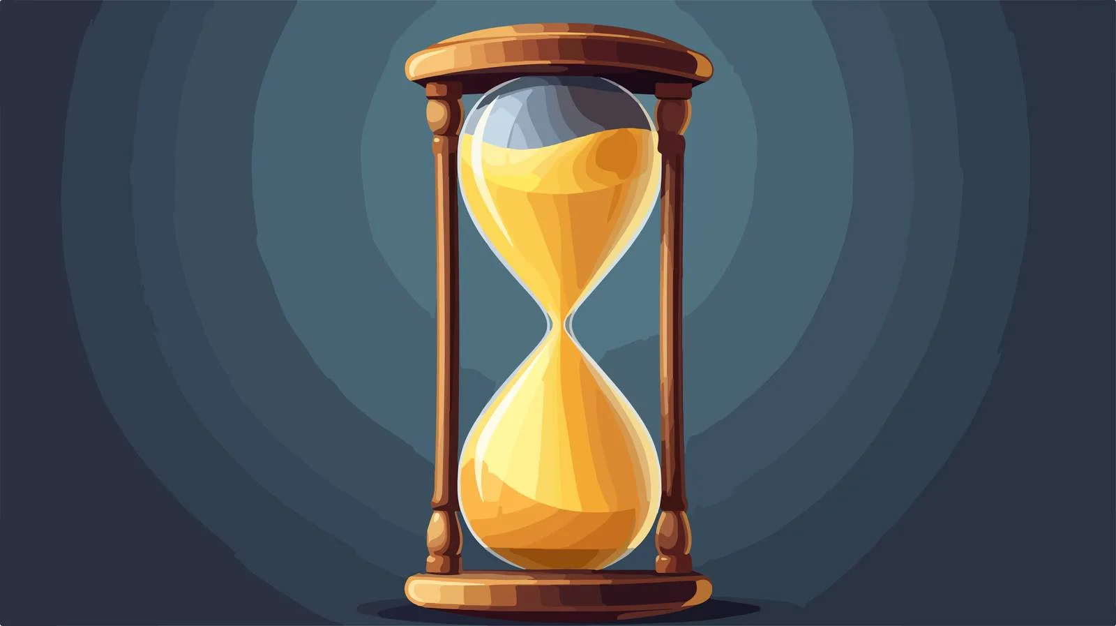 Countdown Hourglass Icon Vector Image — free download from Dotvec