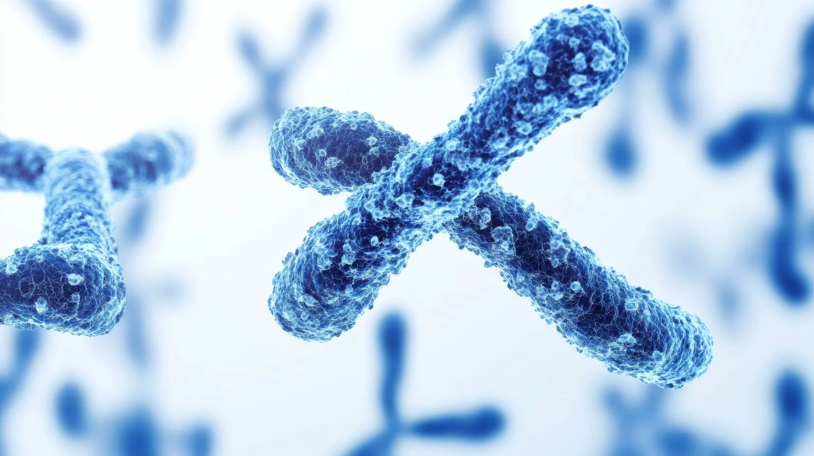 Detailed Human Chromosome DNA Structure on White Background — free download from Dotvec