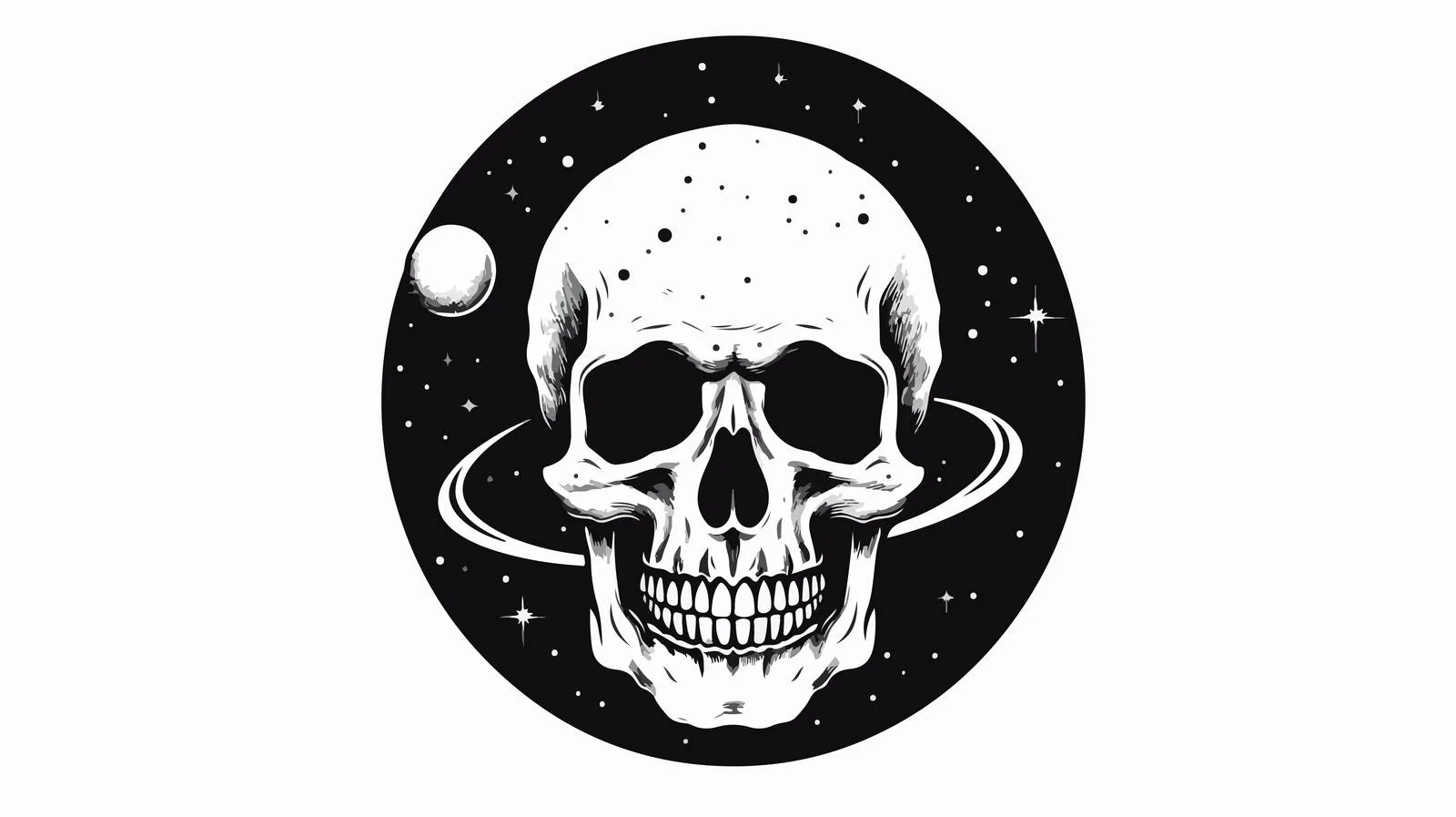 Cosmic Skull Artwork — free download from Dotvec