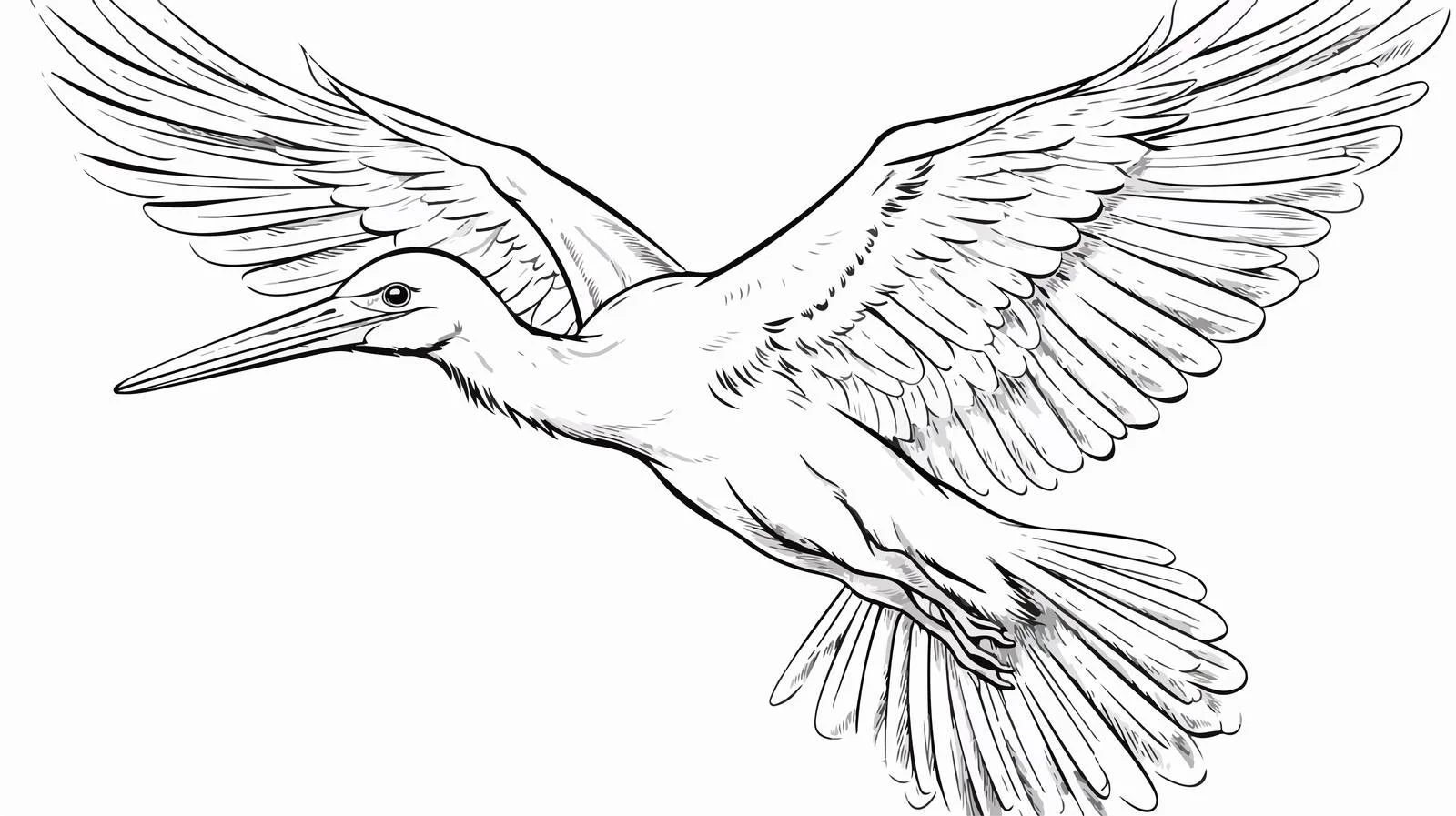 Hand-Drawn Hummingbird Sketch — free download from Dotvec