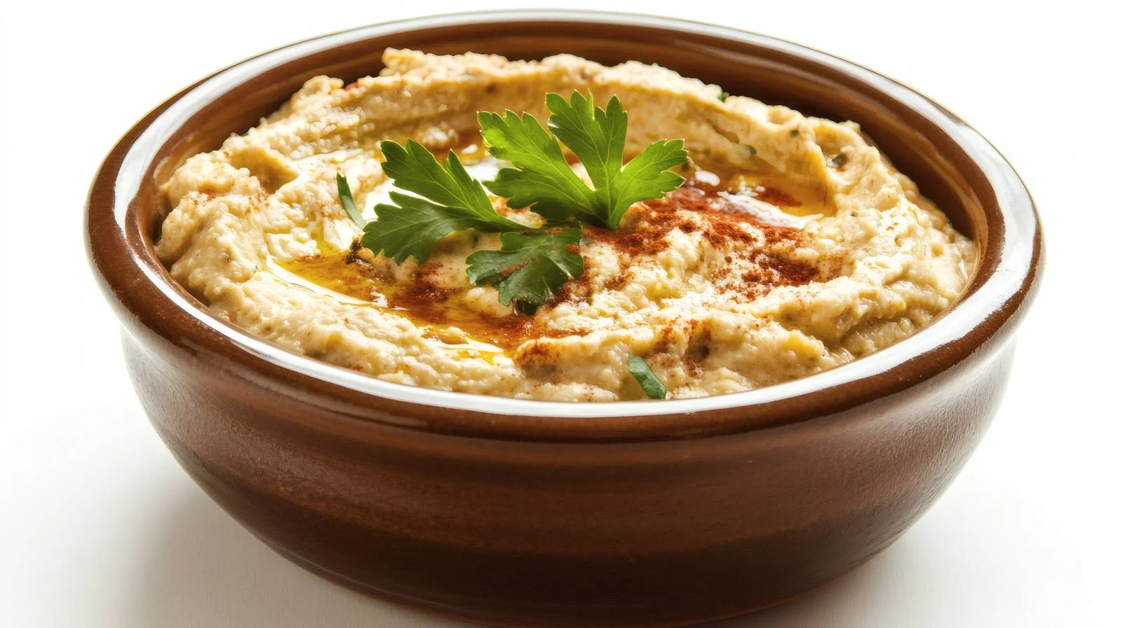 Creamy Hummus on White Background — free download from Dotvec