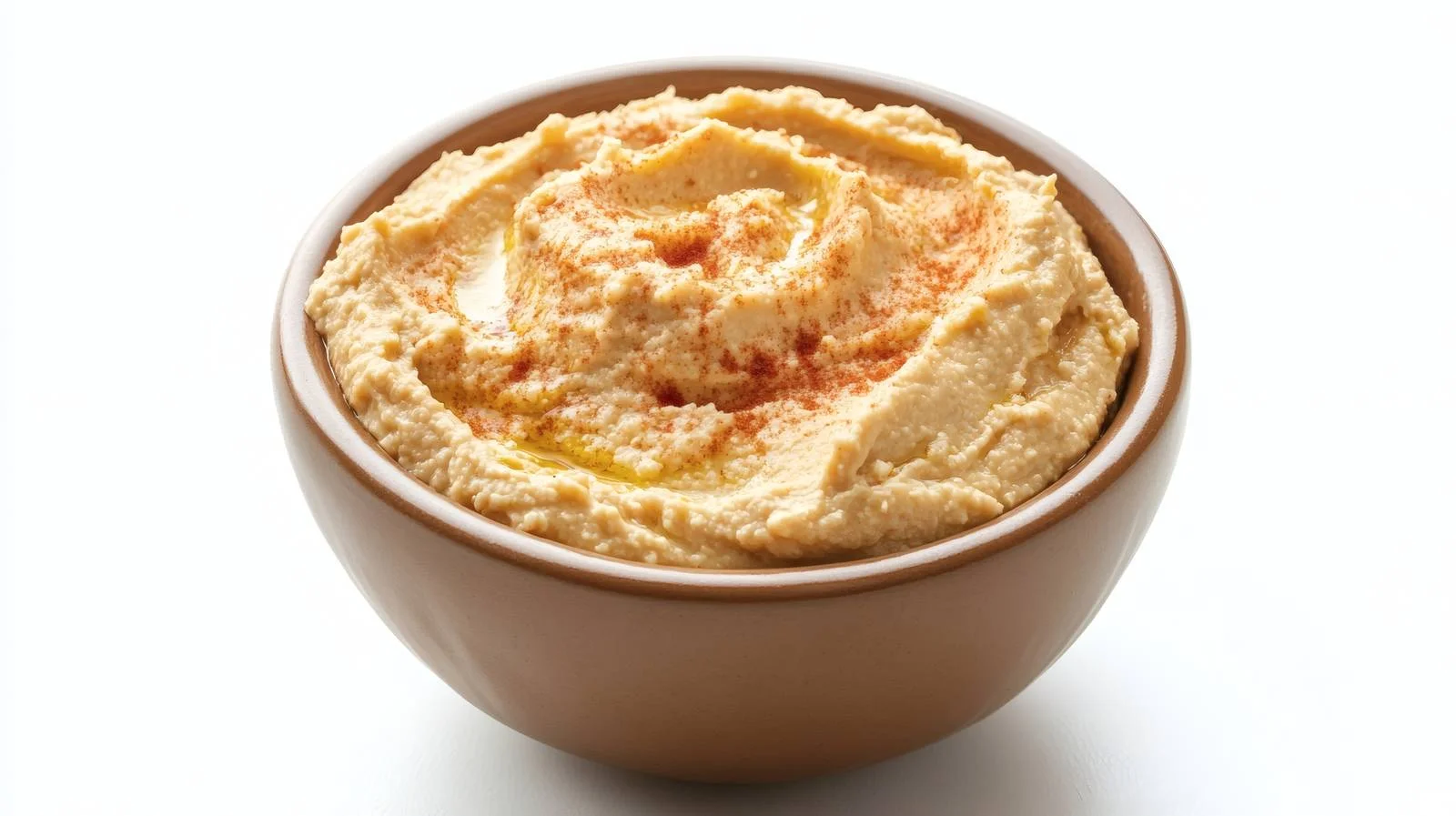 Creamy Hummus on White Background Close-Up — free download from Dotvec