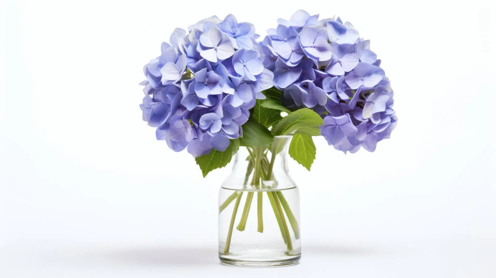 Elegant Hydrangea in Vase on White — free download from Dotvec
