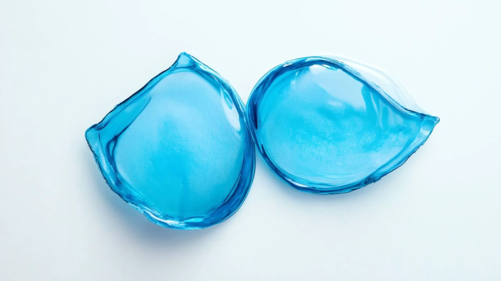 Blue Hydrogel Eye Patches on White — free download from Dotvec
