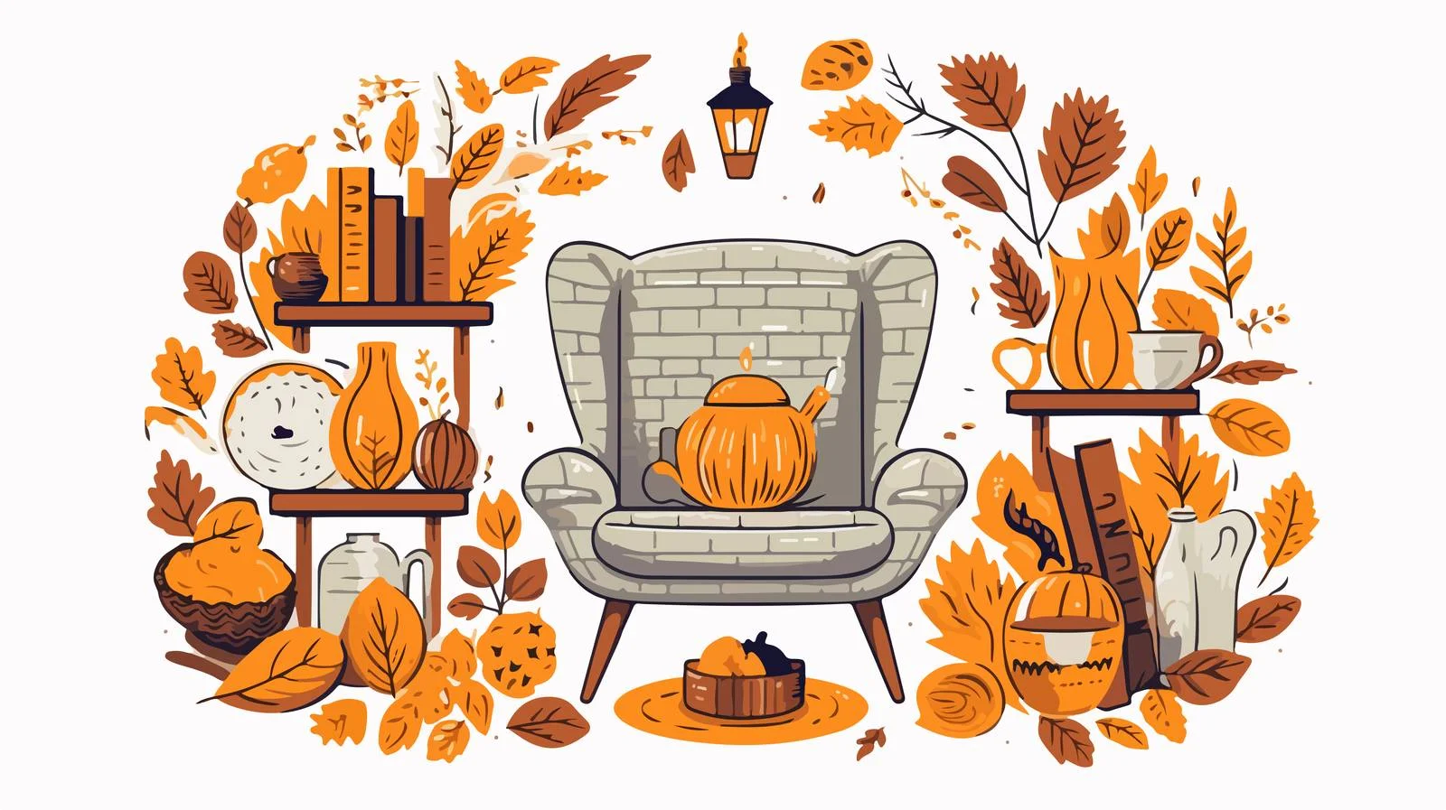 Cozy Fireplace Setting — free download from Dotvec