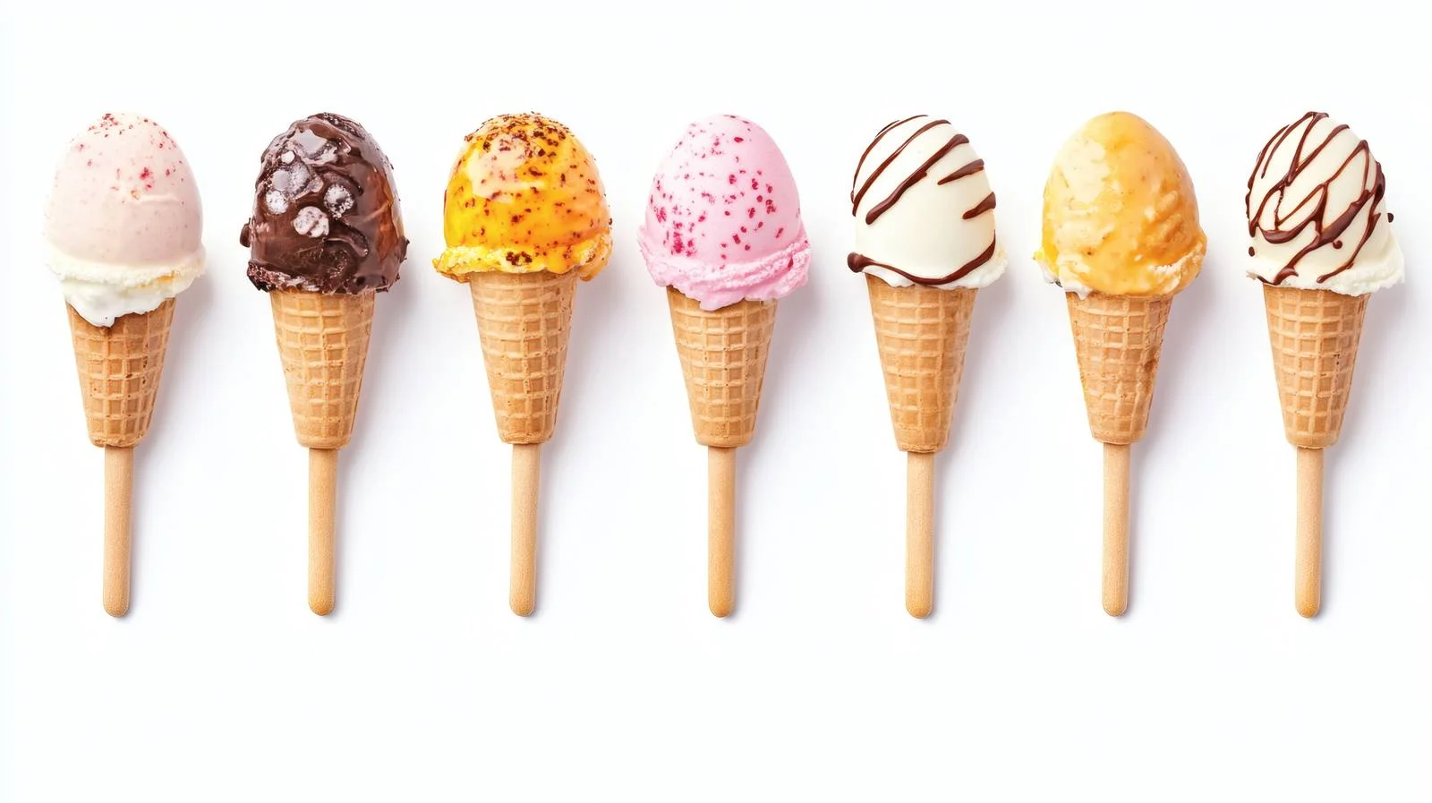 Deluxe Ice Cream Collection on White Background — free download from Dotvec