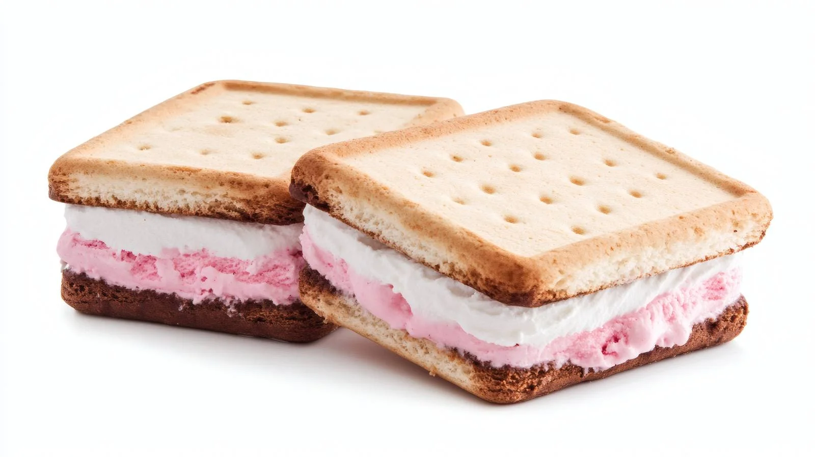 Delicious Ice Cream Sandwiches on White Background — free download from Dotvec