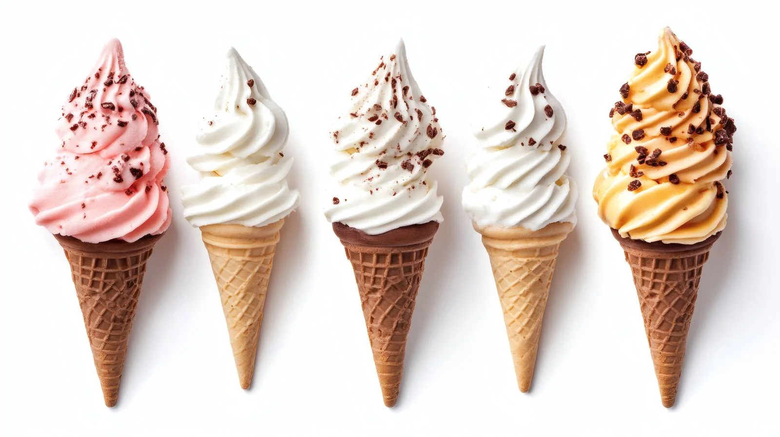 Deluxe Ice Cream Collection on White — free download from Dotvec