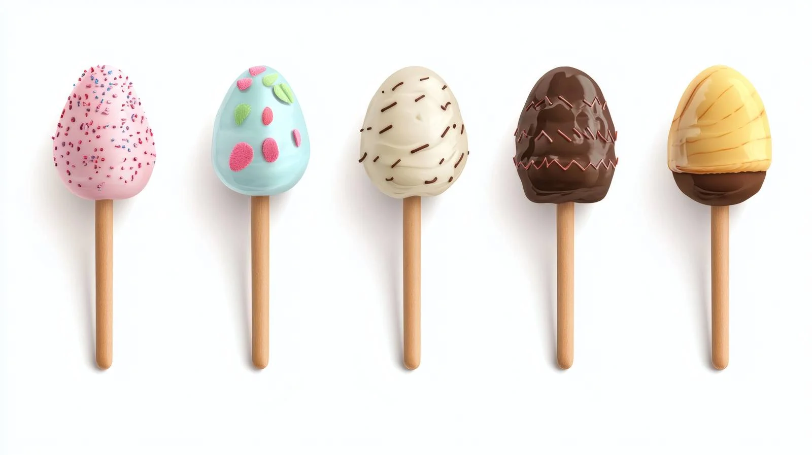 Deluxe Ice Cream Set on White Background — free download from Dotvec