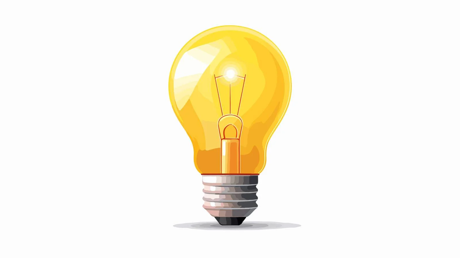 Creative Lightbulb Icon Illustration — free download from Dotvec