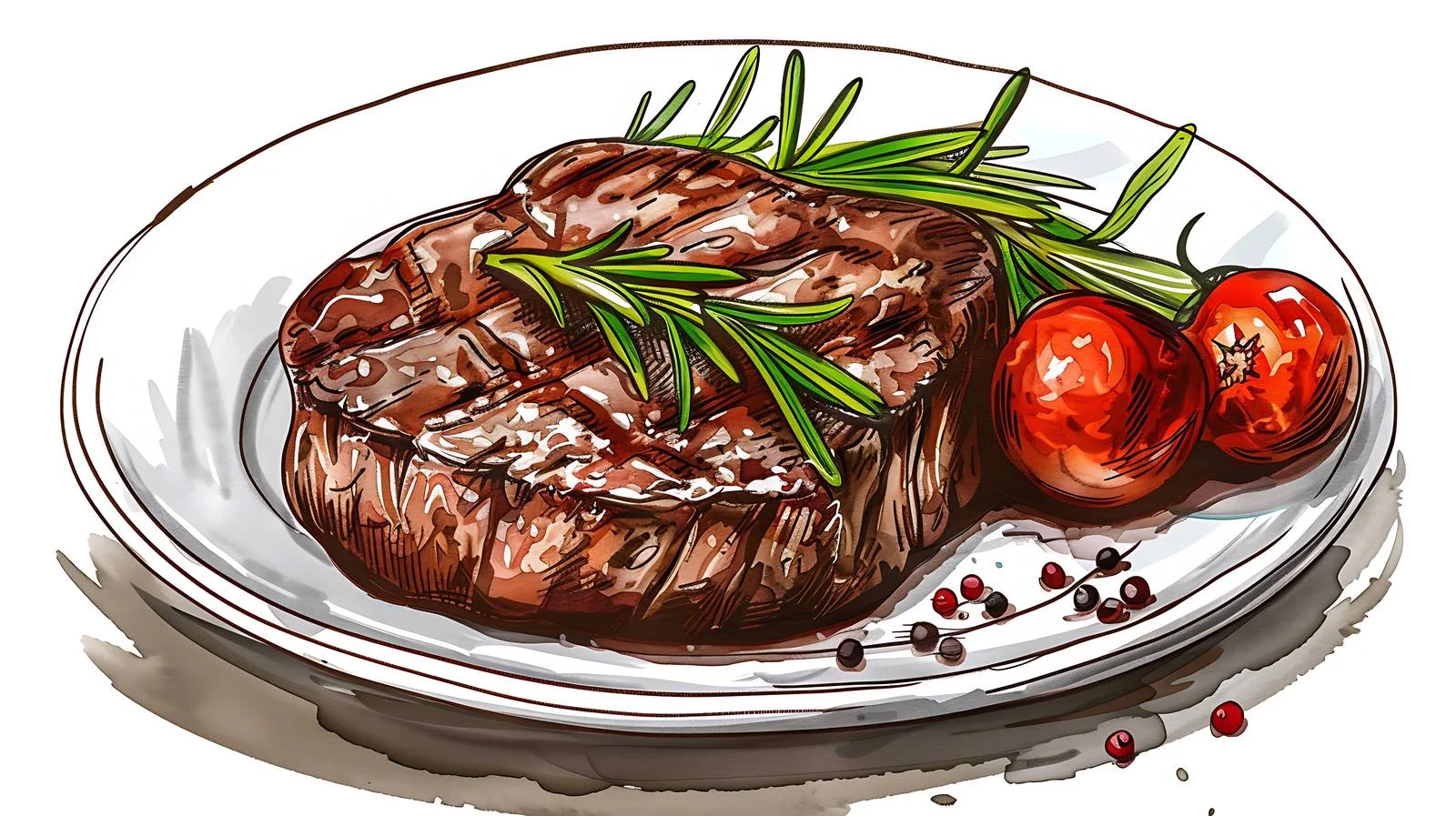 Succulent Juicy Steak with Exquisite Isolation — free download from Dotvec