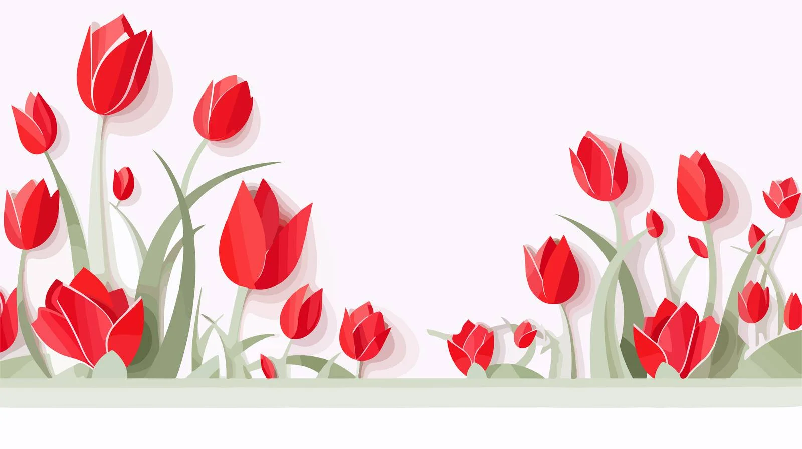 International Women's Day Tulip Vector Illustration — free download from Dotvec