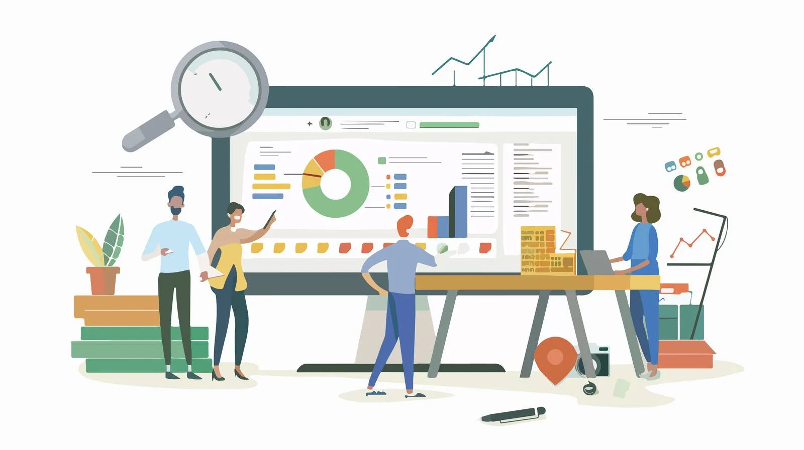Investors Office Desk Pan Usage — free download from Dotvec