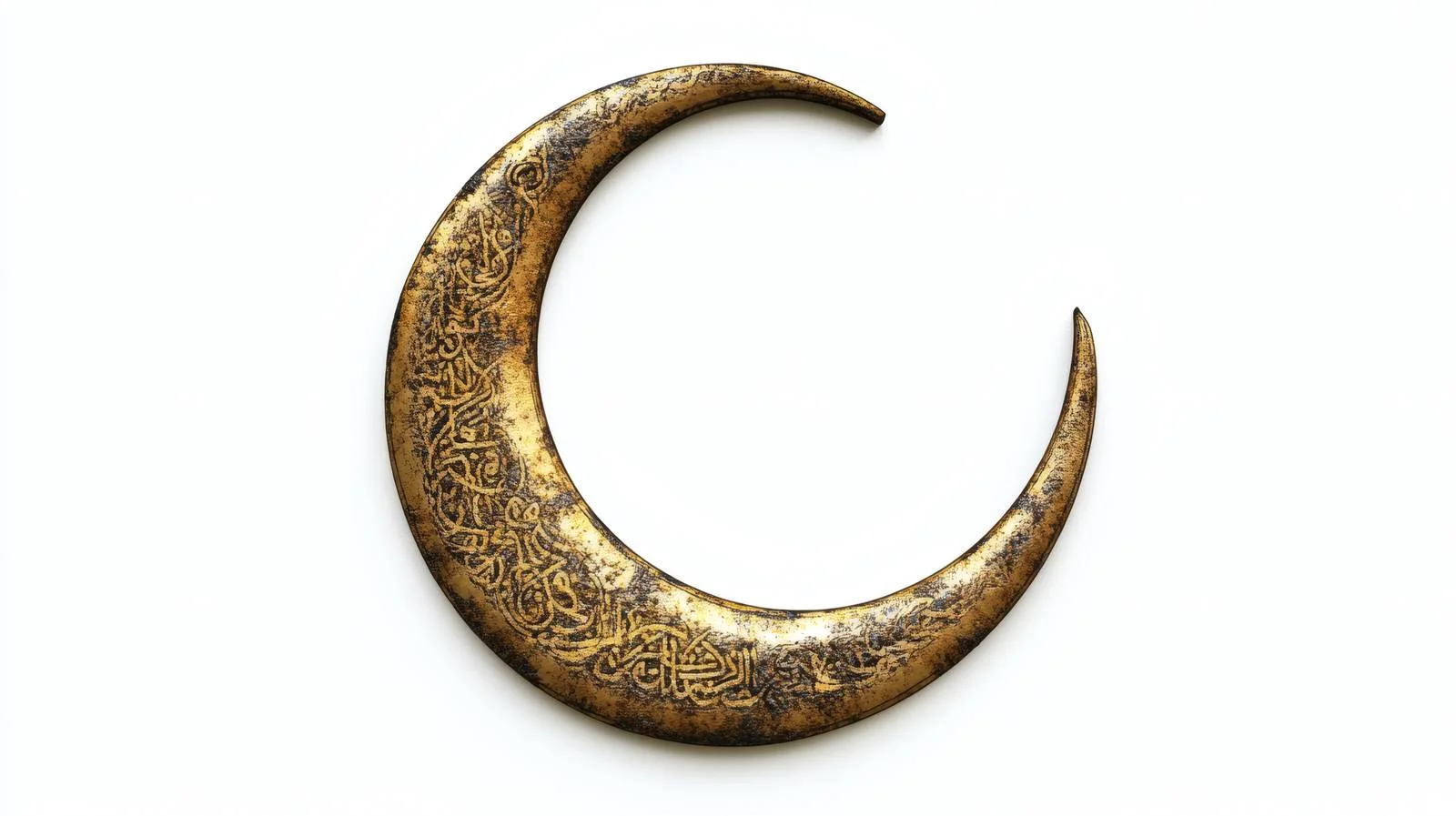 Elegant Islamic Crescent on White Background — free download from Dotvec