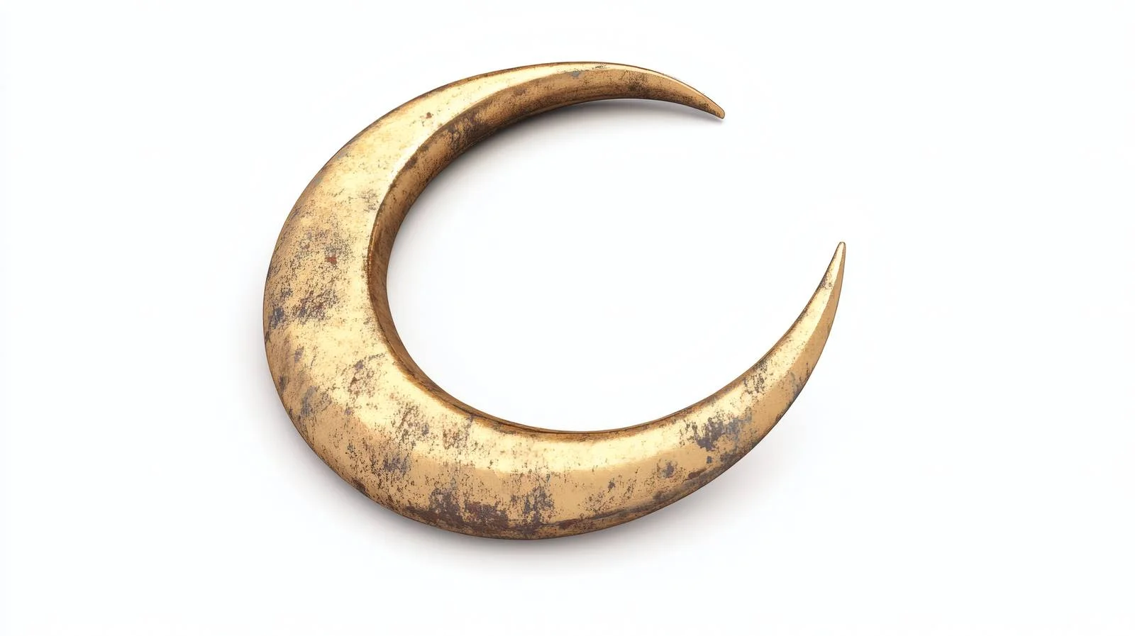 Elegant Islamic Crescent on White Background — free download from Dotvec