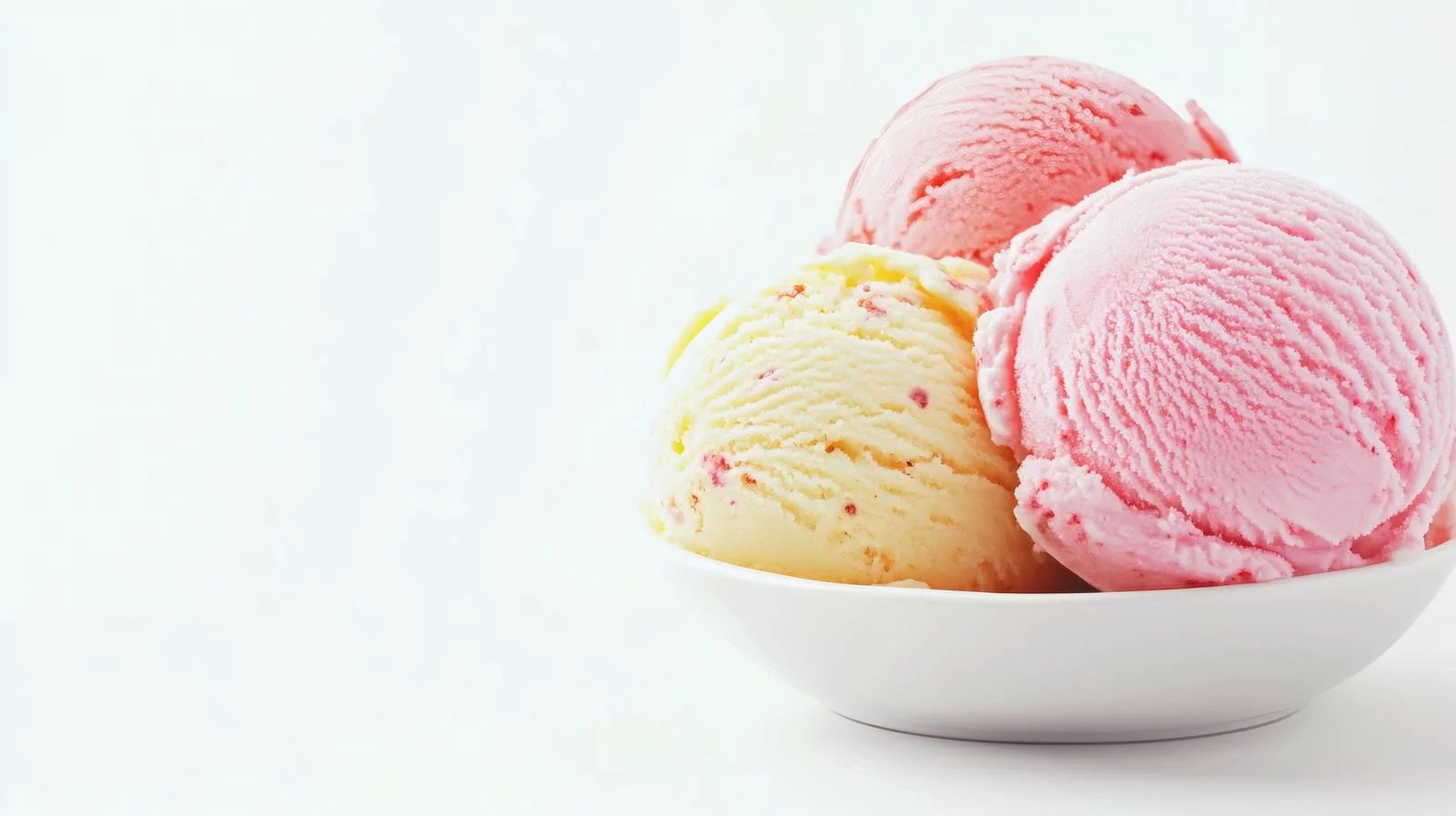 Delicious Italian Gelato on White Background — free download from Dotvec