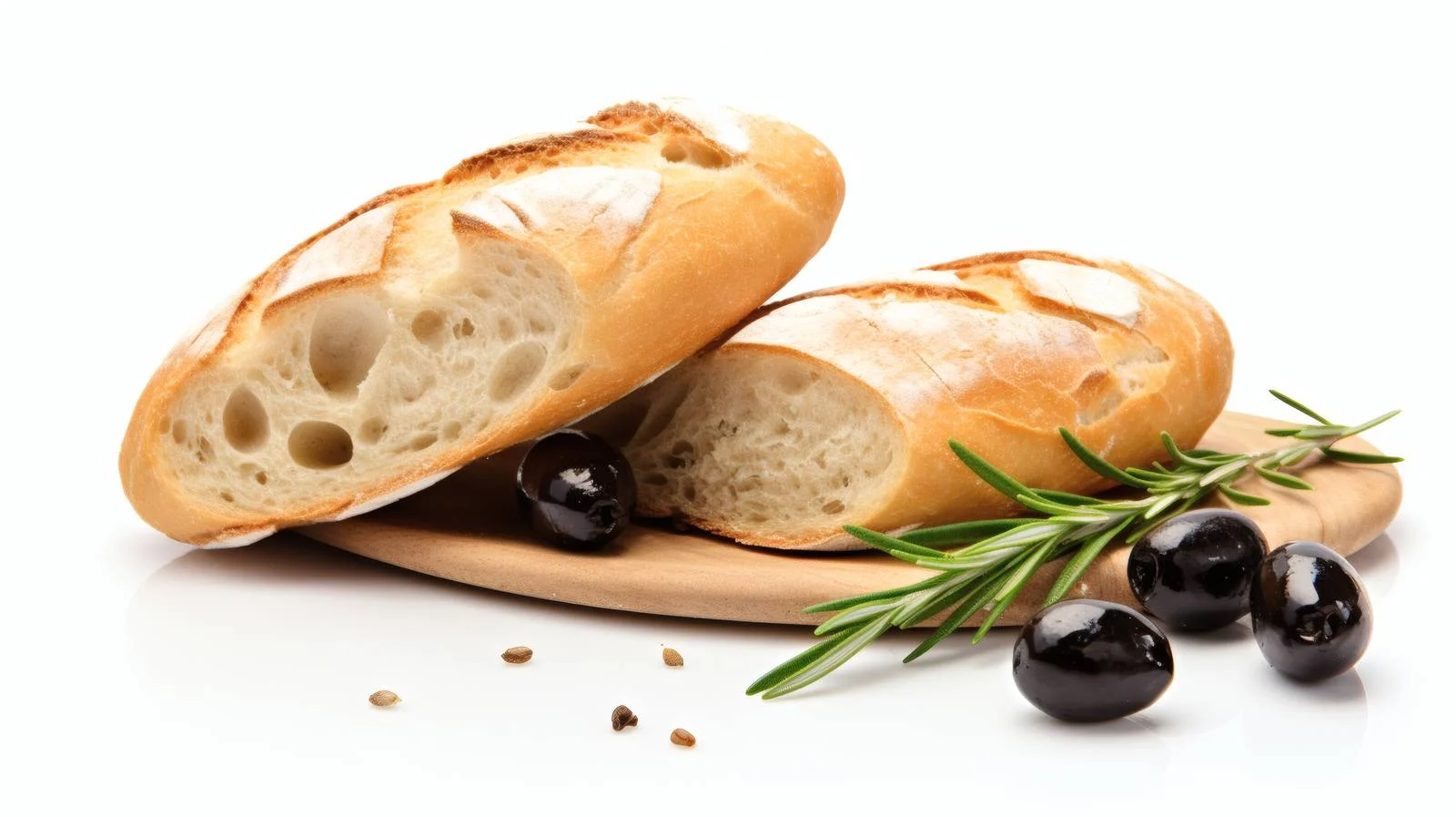 Authentic Italian Ciabatta Bread and Olives — free download from Dotvec