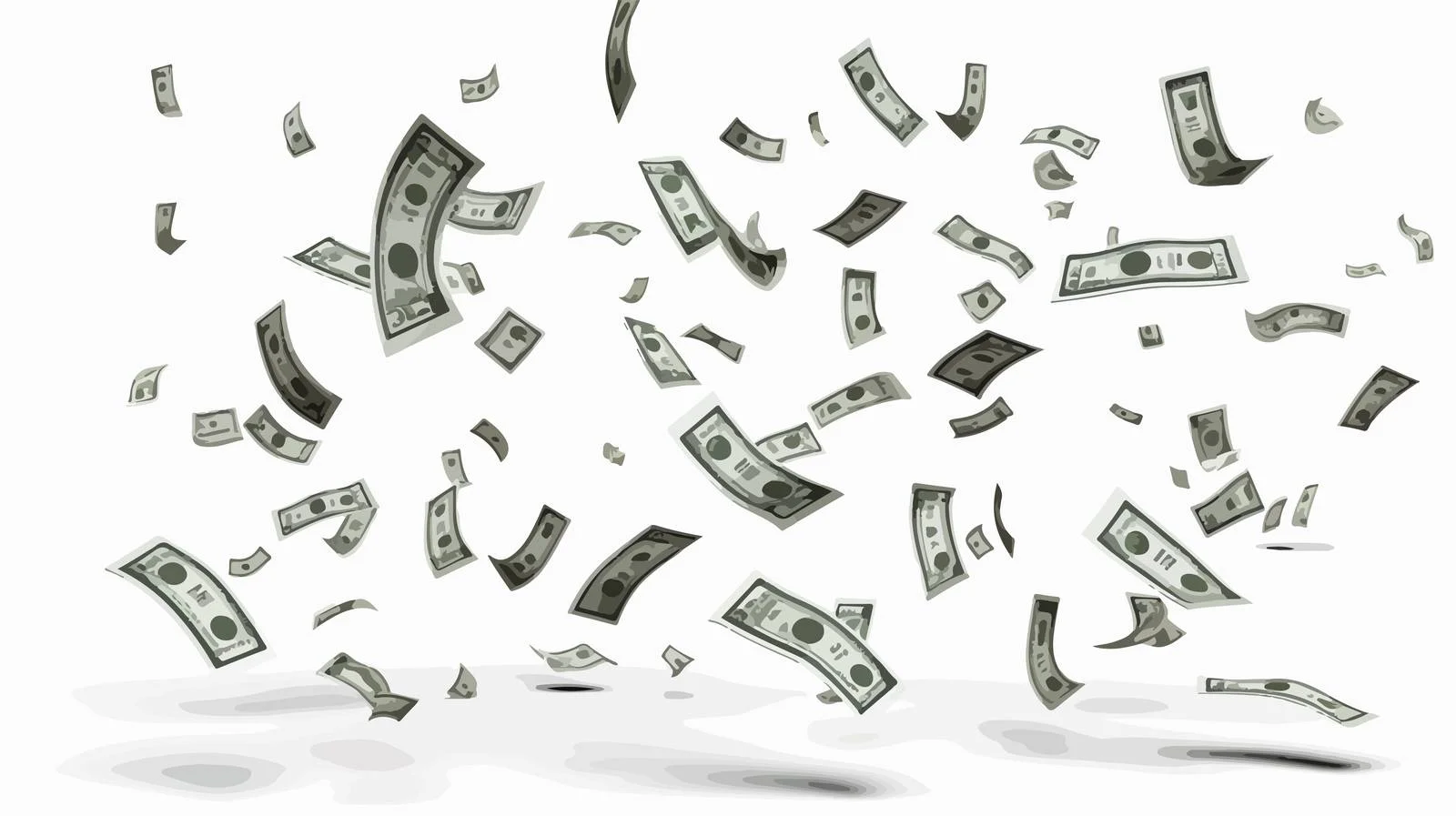 Falling Dollar Bills Money Jack Port — free download from Dotvec