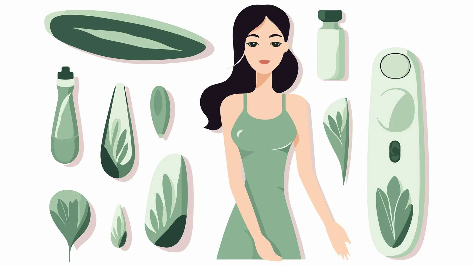 Jade Facial Massaging Tool — free download from Dotvec