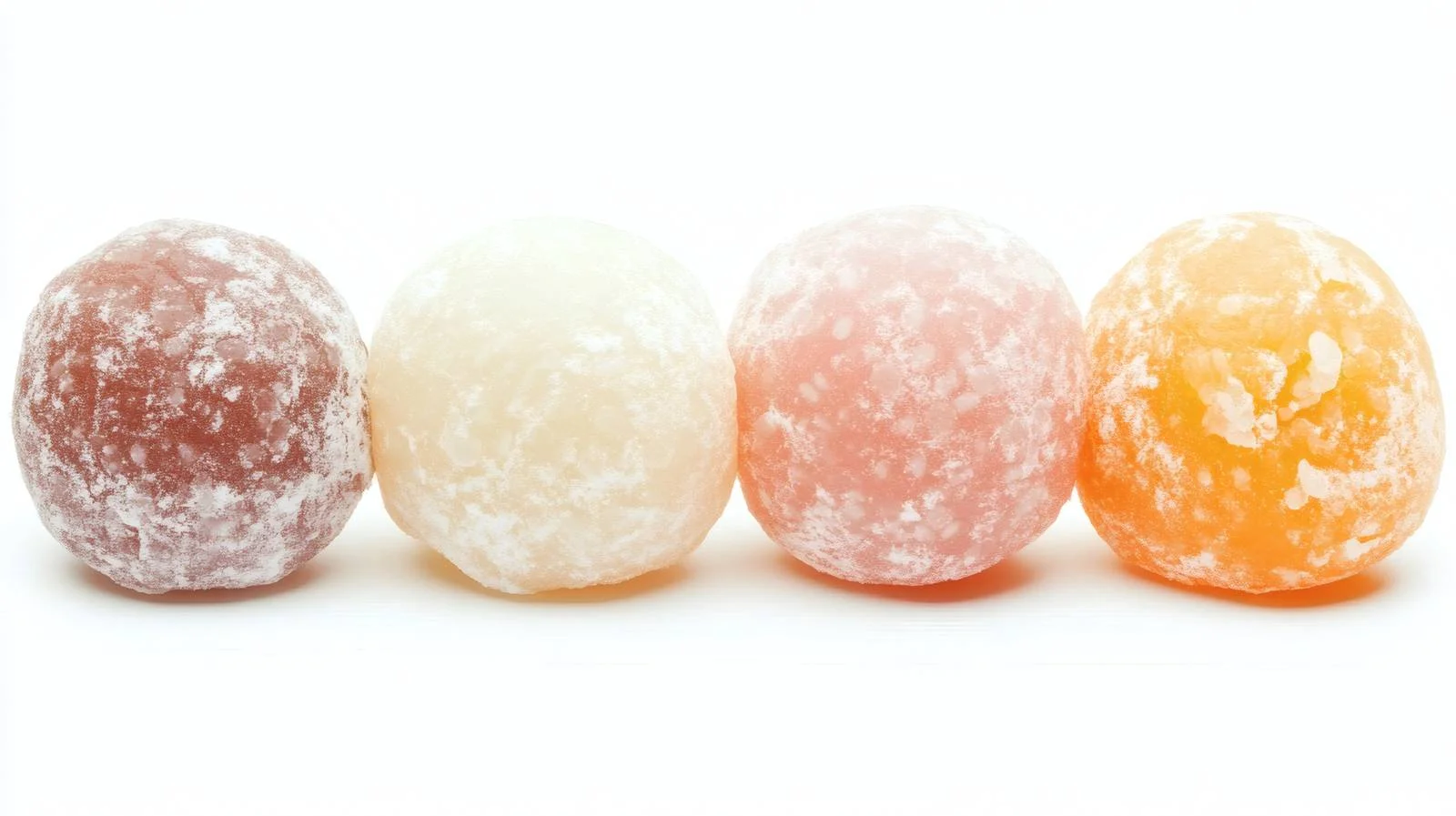 Japanese Mochi Cakes on White Background — free download from Dotvec