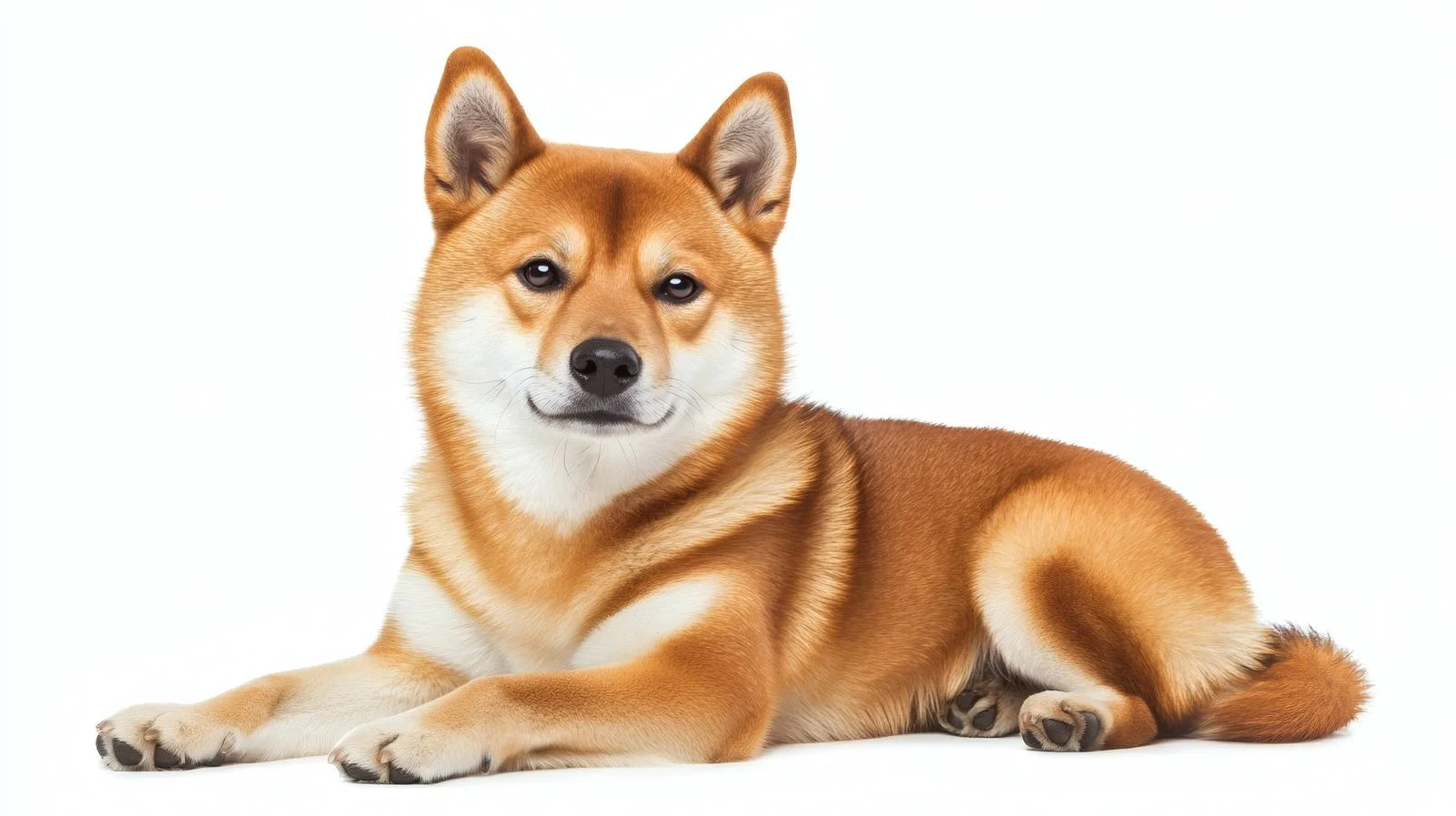 Elegant Japanese Shiba Inu in Sunny Park — free download from Dotvec