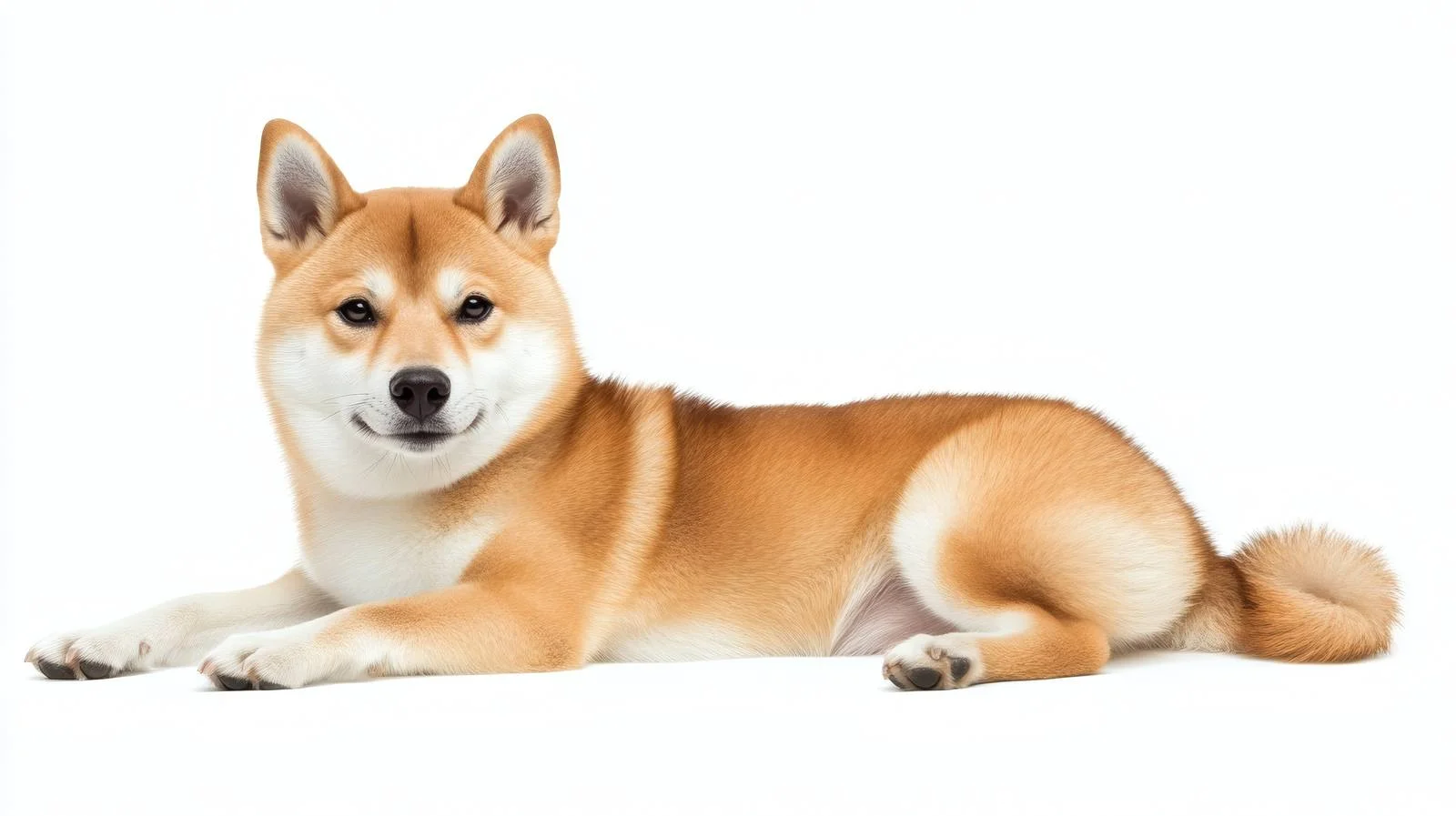 Elegant Japanese Shiba Inu in Sunny Park — free download from Dotvec