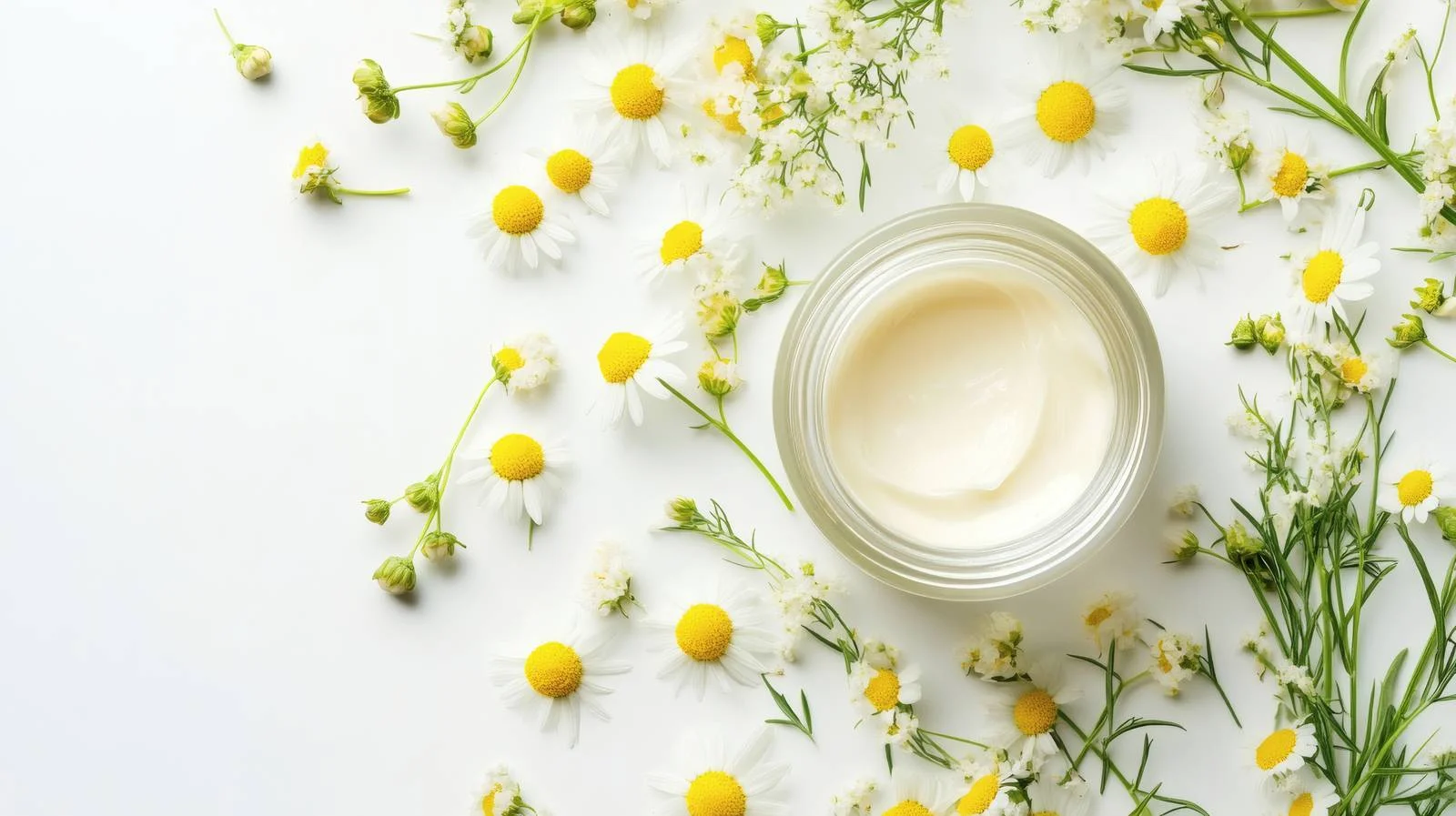 Premium Organic Face Cream with Chamomile — free download from Dotvec
