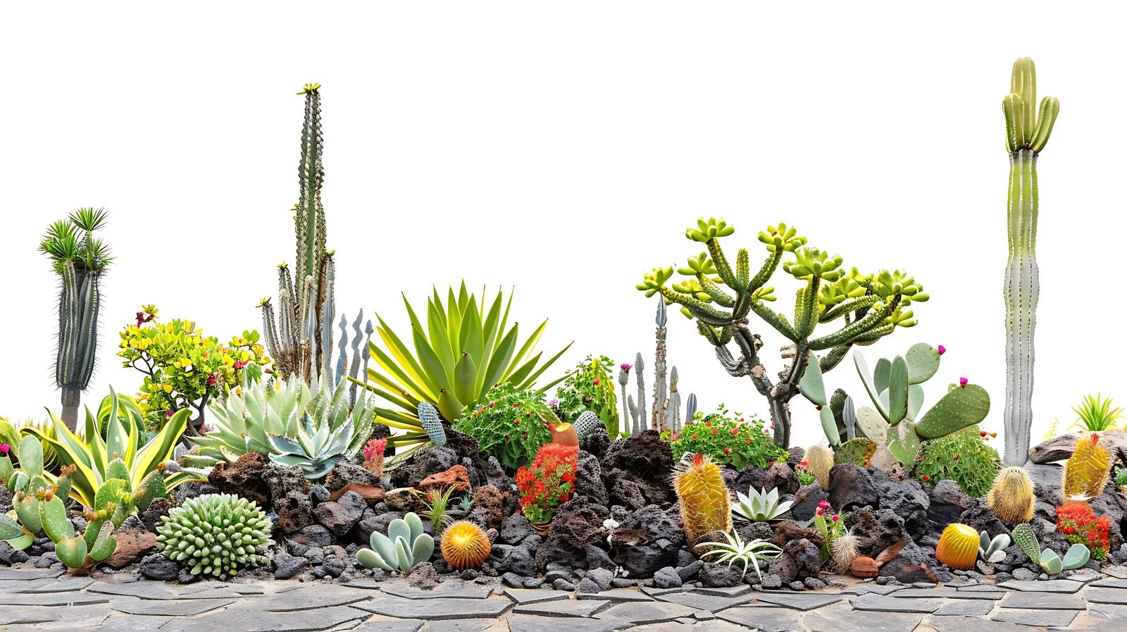 Lanzarote Island Cactus Garden Oasis — free download from Dotvec