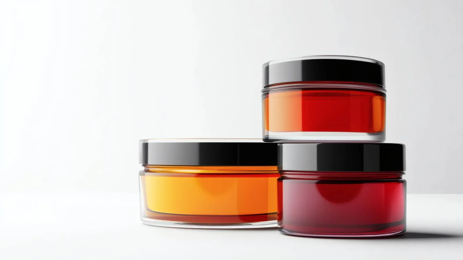 Luxurious Cosmetic Cream Jars on White Background — free download from Dotvec