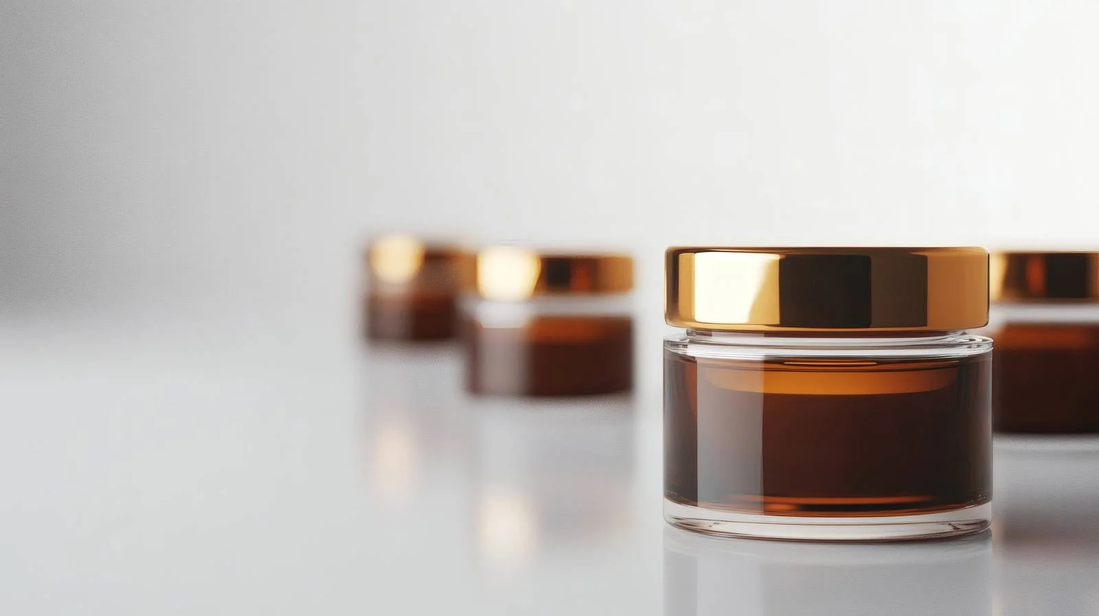 Luxurious Cosmetic Cream Jars on White — free download from Dotvec