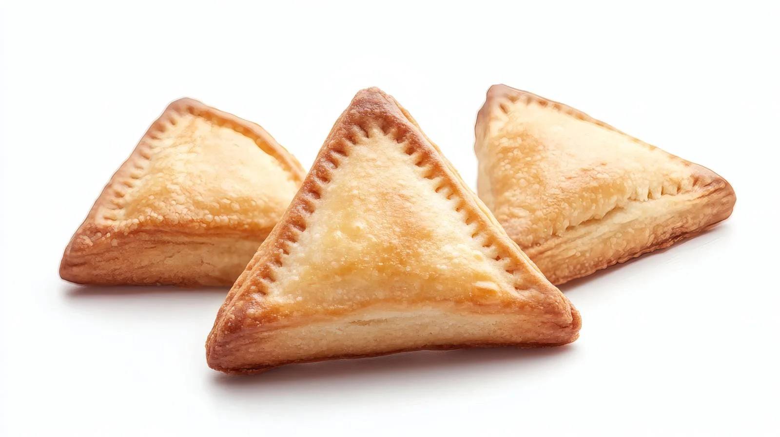 Traditional Jewish Hamantaschen Biscuits on White — free download from Dotvec