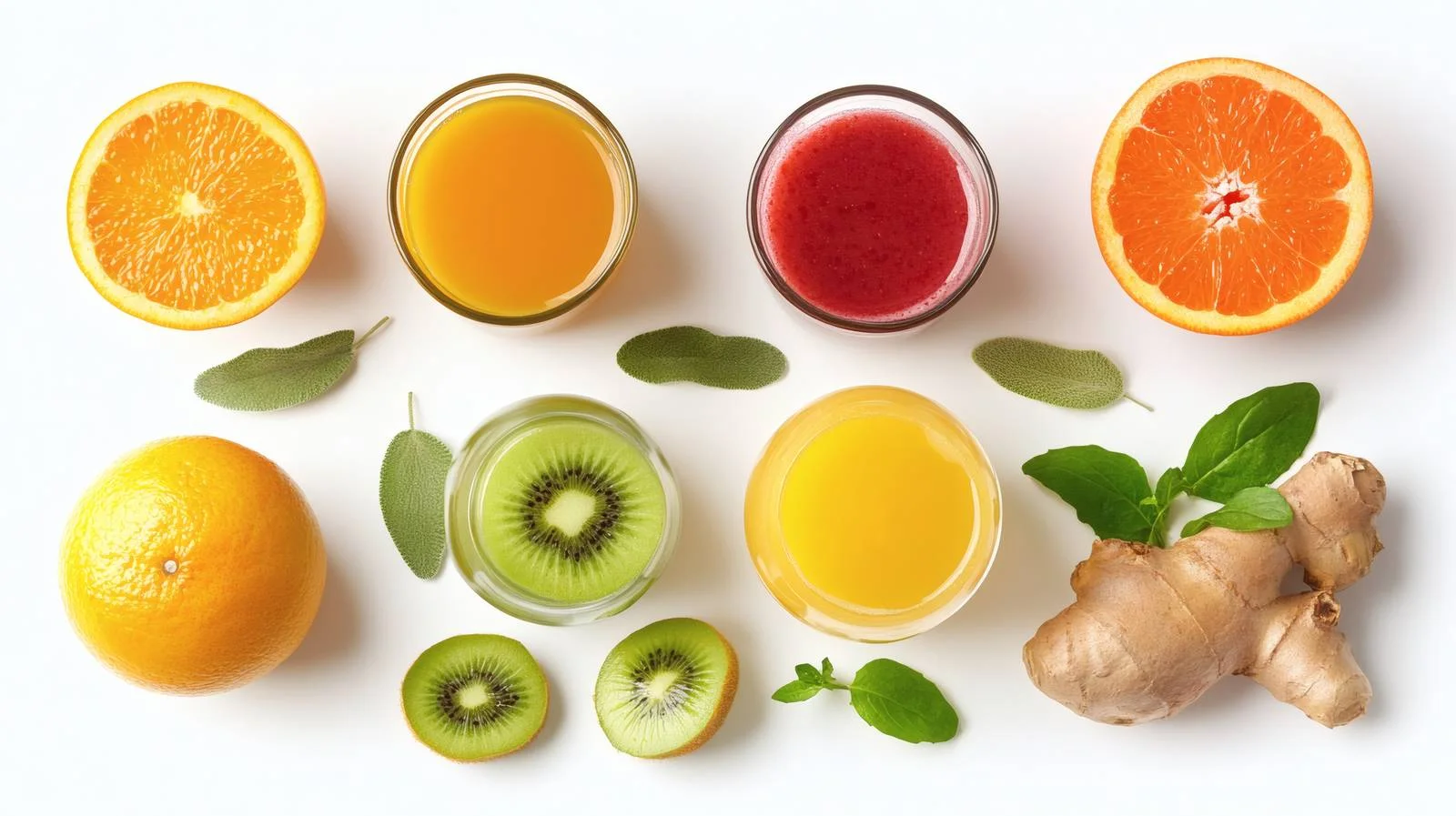 Fresh Ingredients for Juices and Smoothies — free download from Dotvec