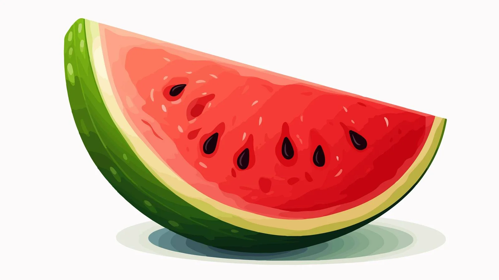 Vibrant Watermelon Vector Illustration — free download from Dotvec