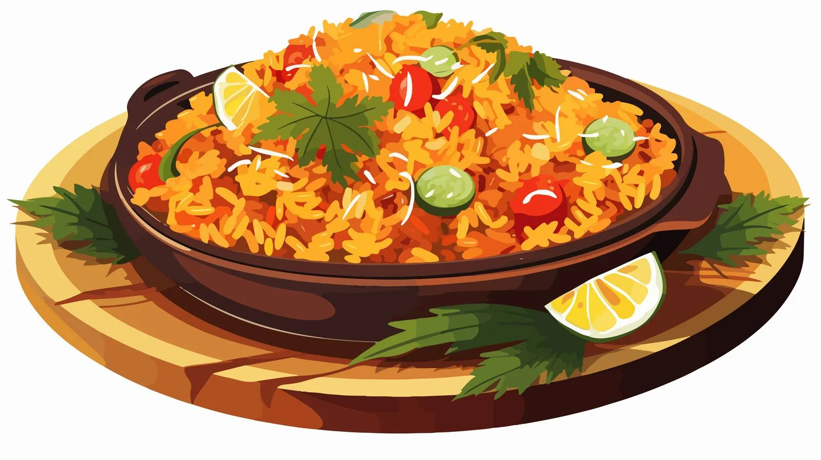 Traditional Kampung Fried Rice Dish — free download from Dotvec