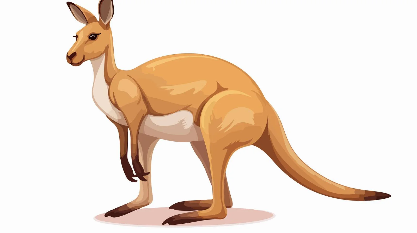 National Kangaroo Cartoon Vector Illustration — free download from Dotvec