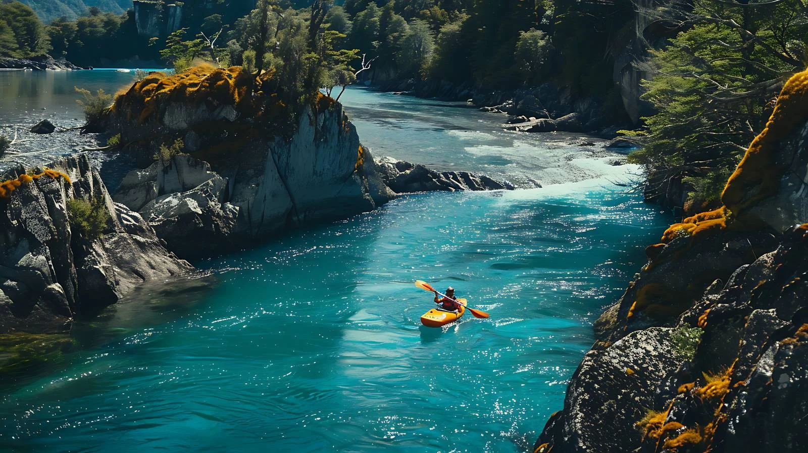 Thrilling Kayaking the Class 5 Rapids – free descending image from Dotvec