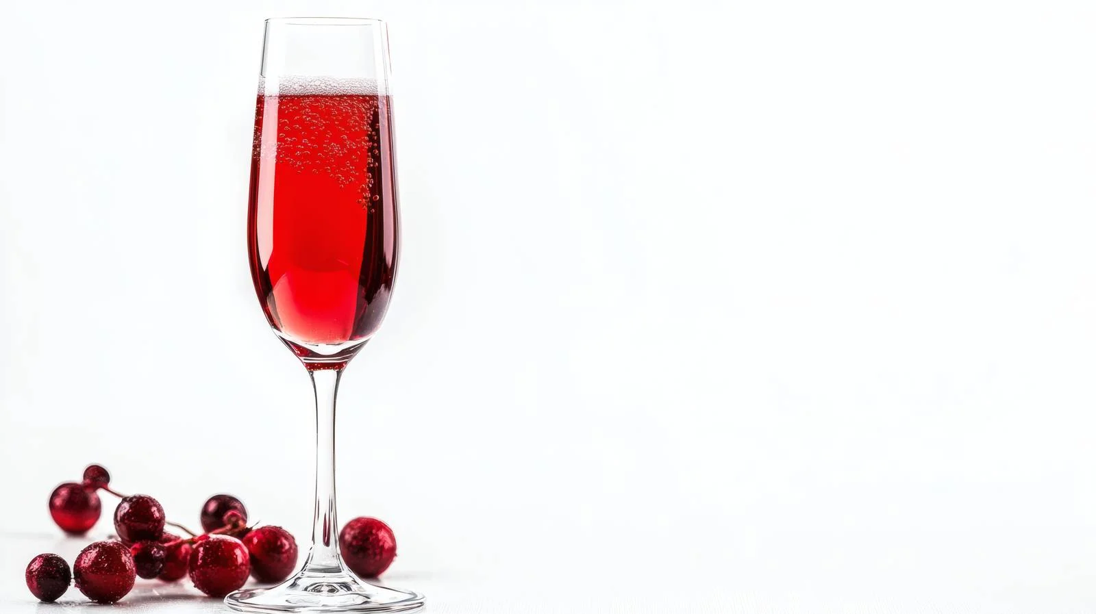 Elegant Kir Royal Champagne Cocktail Served — free download from Dotvec