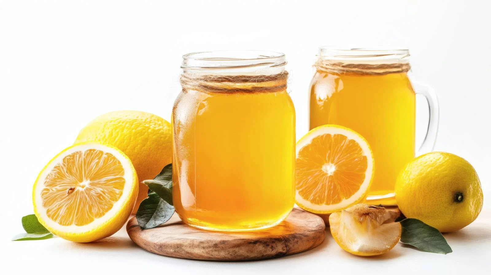 Refreshing Kombucha Drink on White Background – free fermentation image from Dotvec