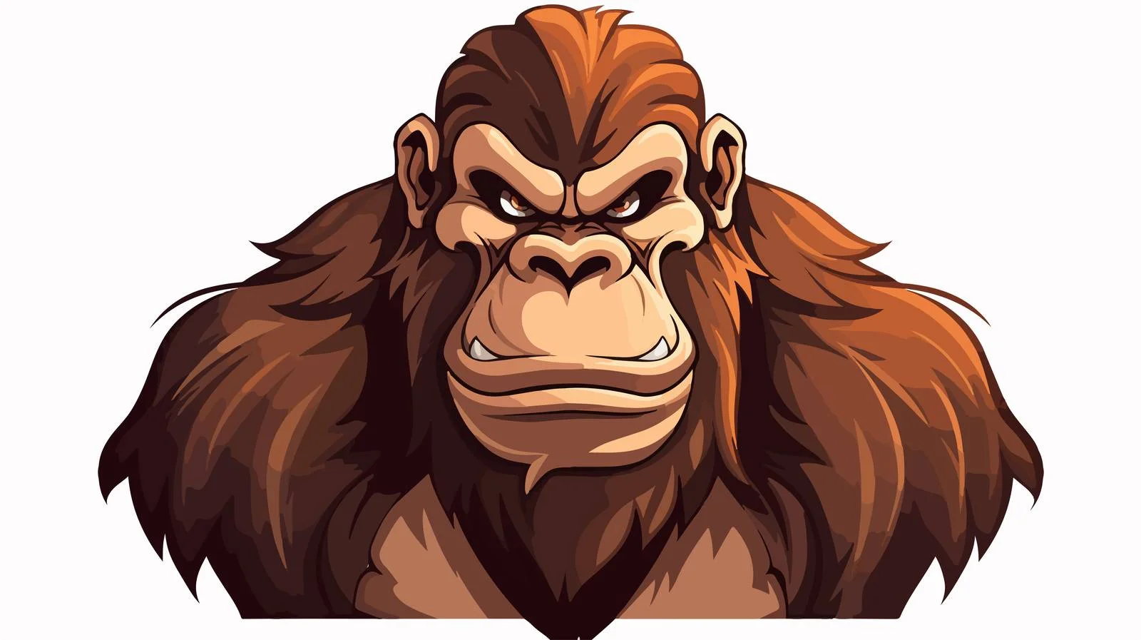 Cartoon Kong Vector Illustration — free download from Dotvec