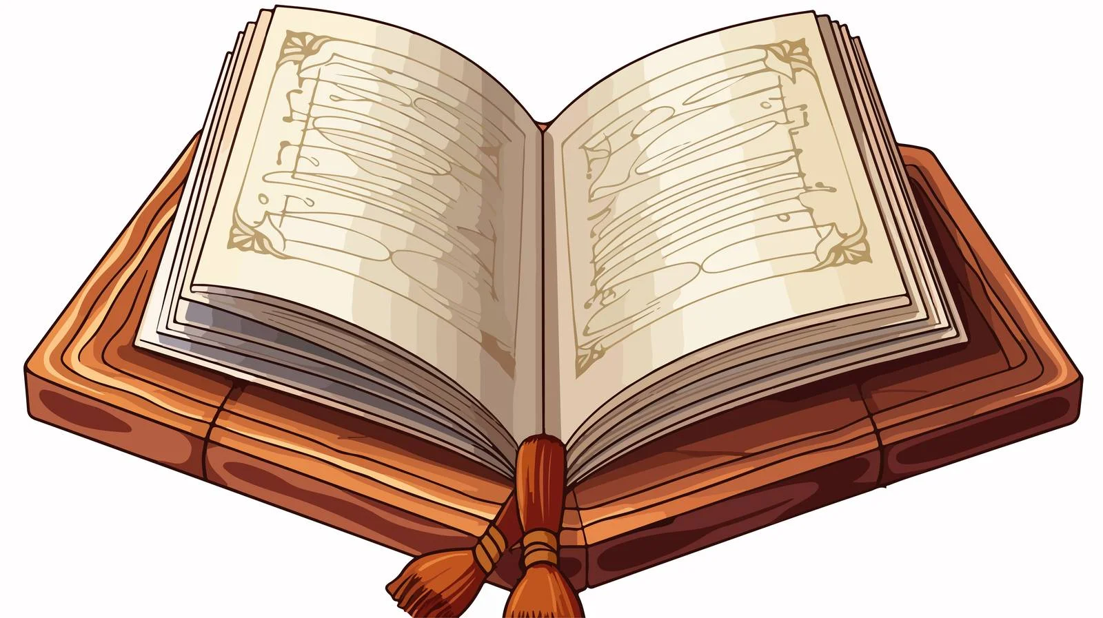 Islamic Manuscript Holder Vector Illustration — free download from Dotvec