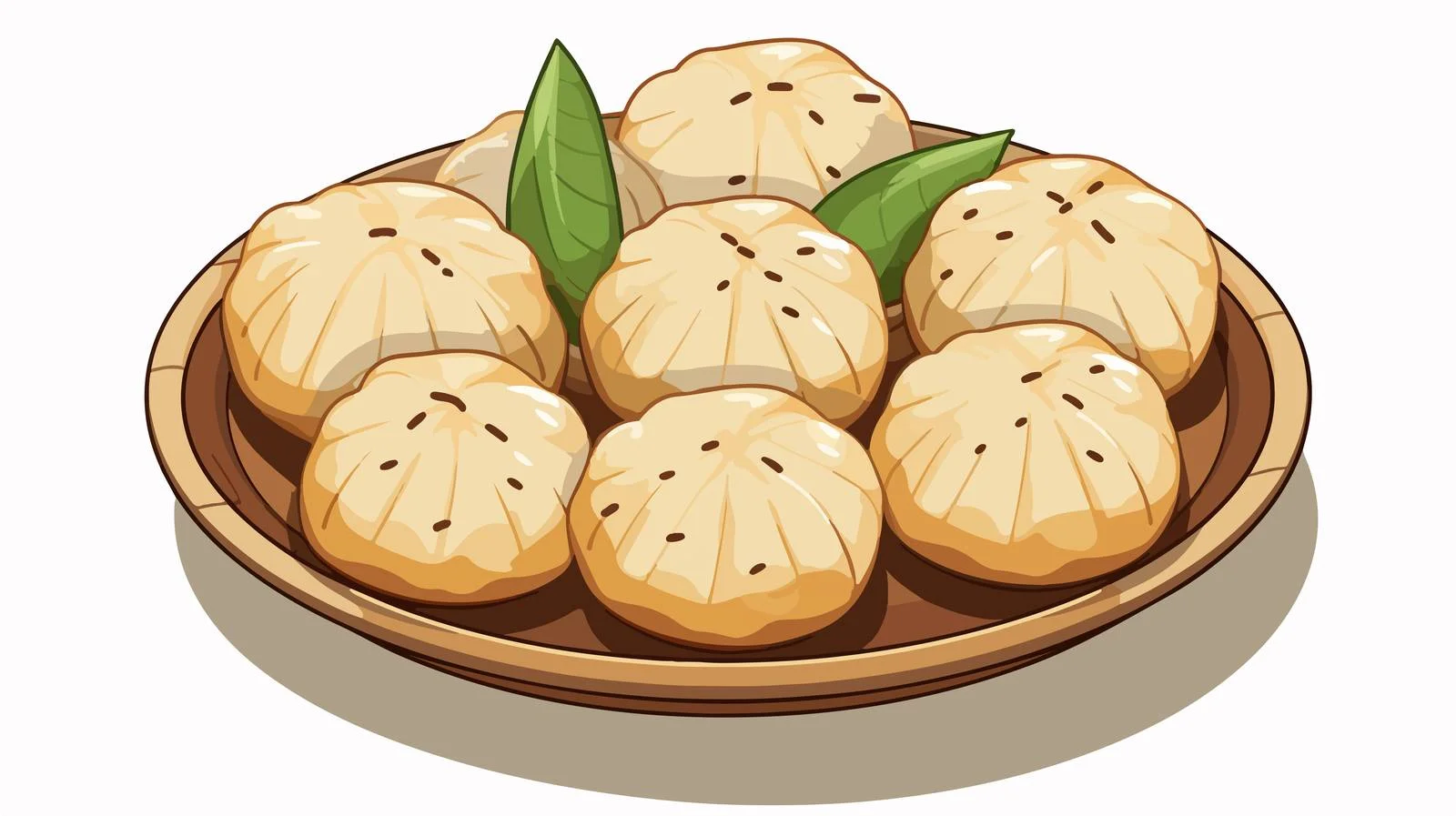 Traditional Indonesian snack cake - Kue Pukis — free download from Dotvec