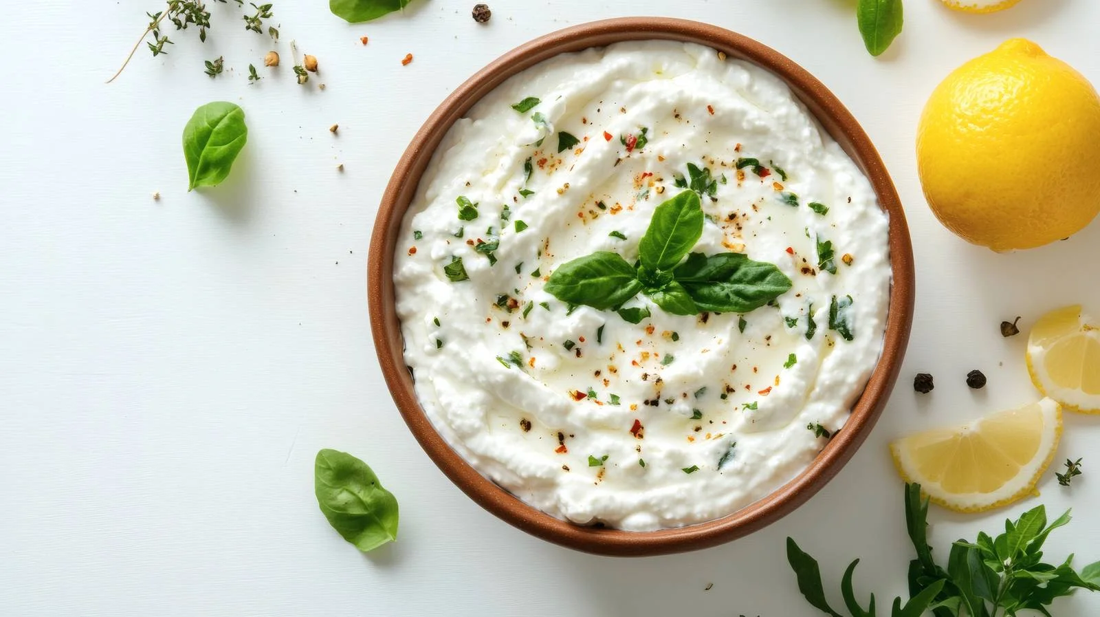 Cream Cheese Labneh on White Background — free download from Dotvec
