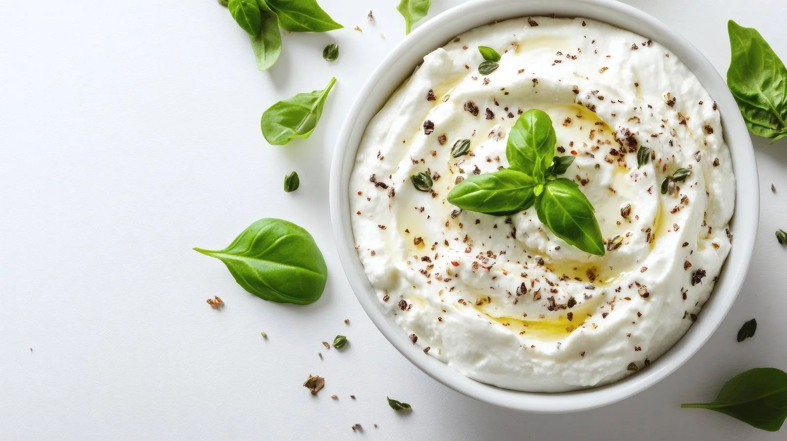 Creamy Labneh Cheese Breakfast Delight Isolated — free download from Dotvec