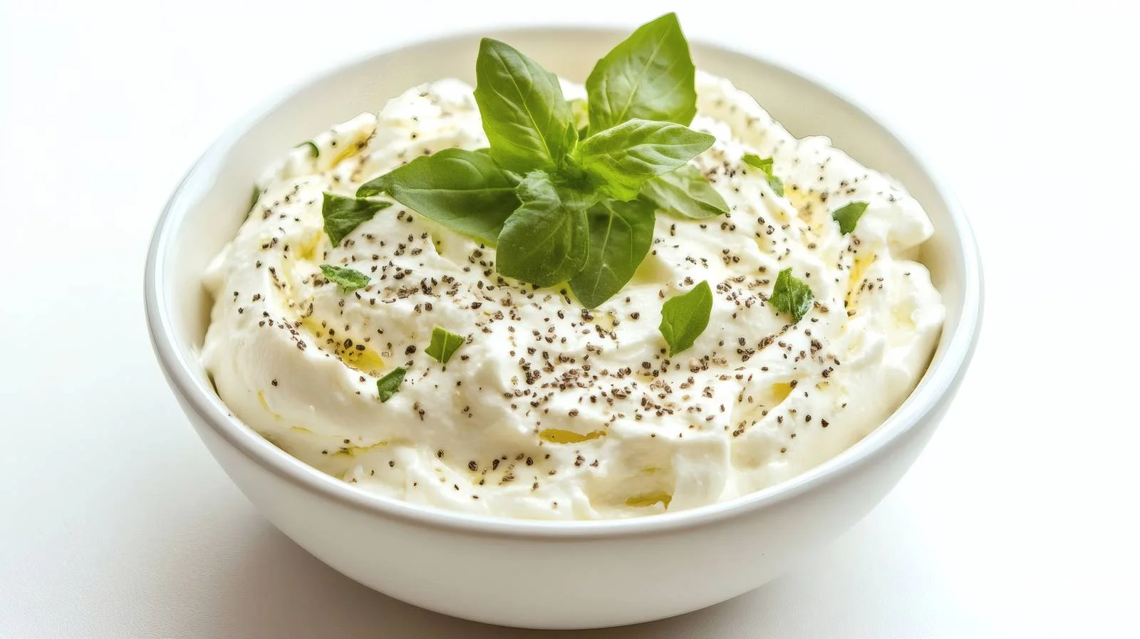 Creamy Labneh Breakfast Spread Isolated on White — free download from Dotvec