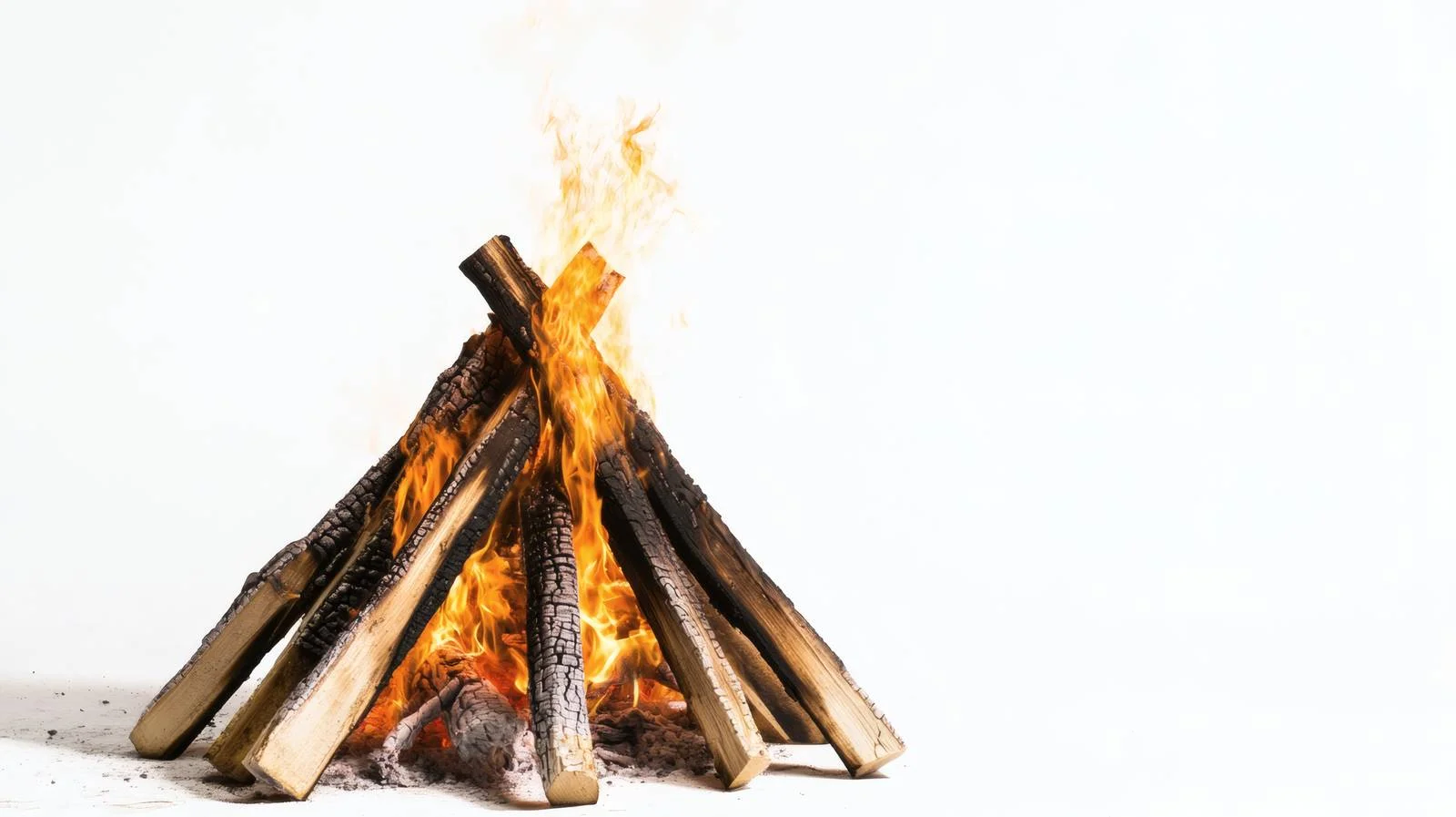 Lag BaOmer White Background Bonfire Illumination — free download from Dotvec